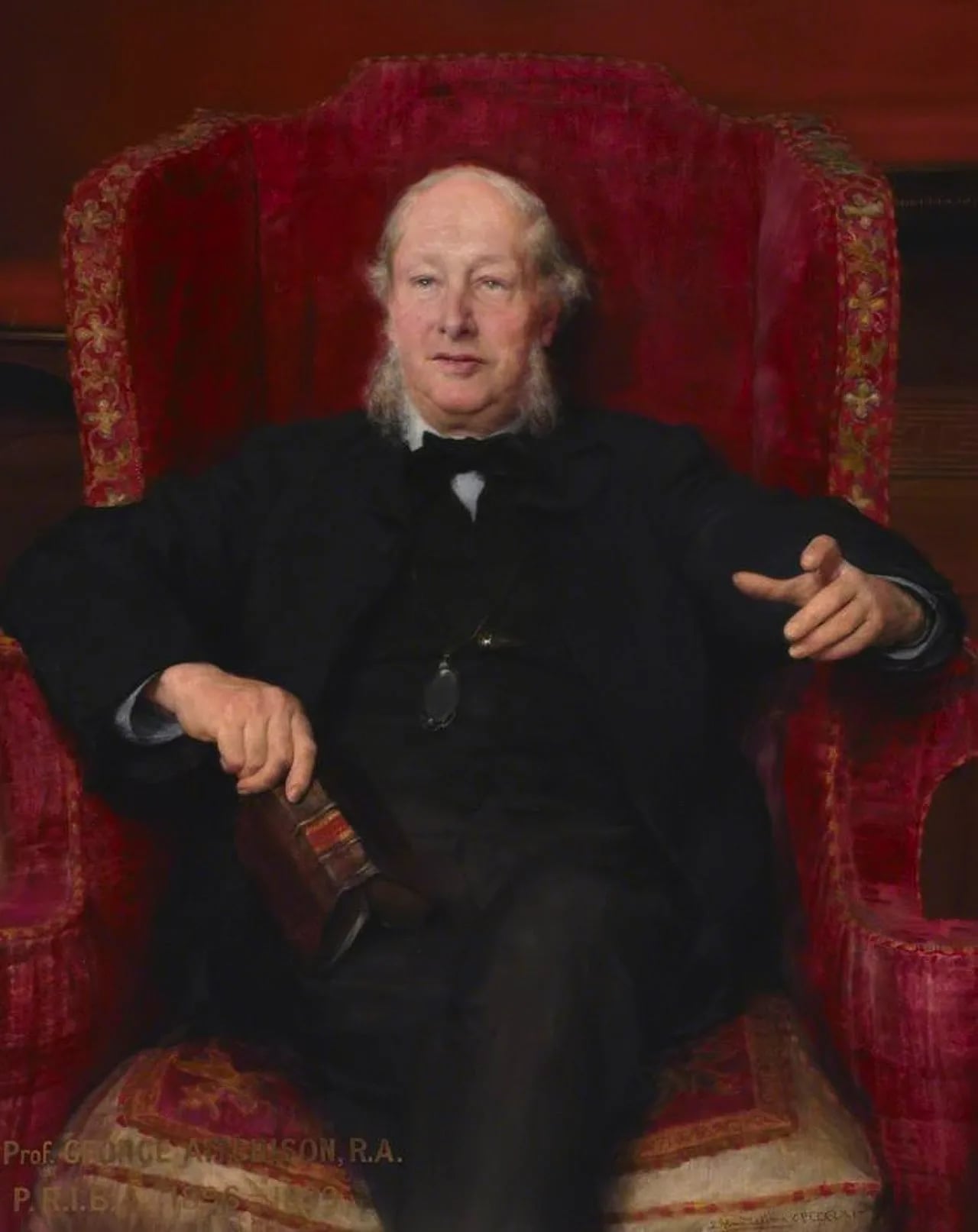 Portrait of George Aitchison (1825–1910) – memorial page