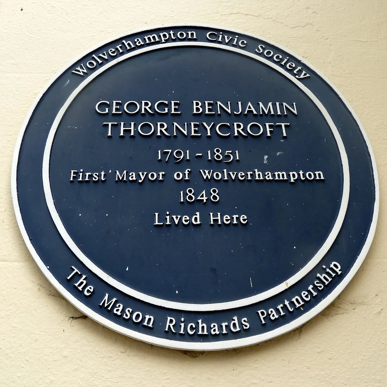 Portrait of George Benjamin Thorneycroft (1791–1851) – memorial page