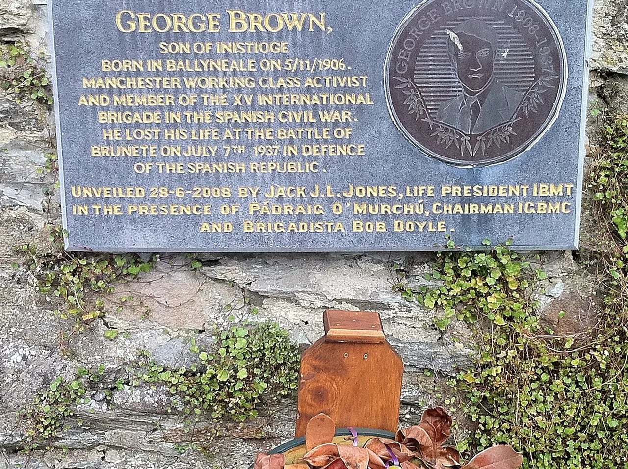 Portrait of George Brown (1906–1937) – memorial page