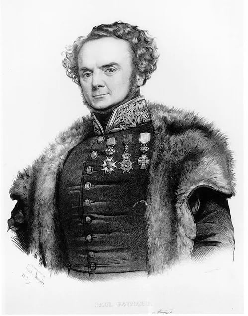 Porträt von Joseph Paul Gaimard (1793–1858) – Gedenkseite