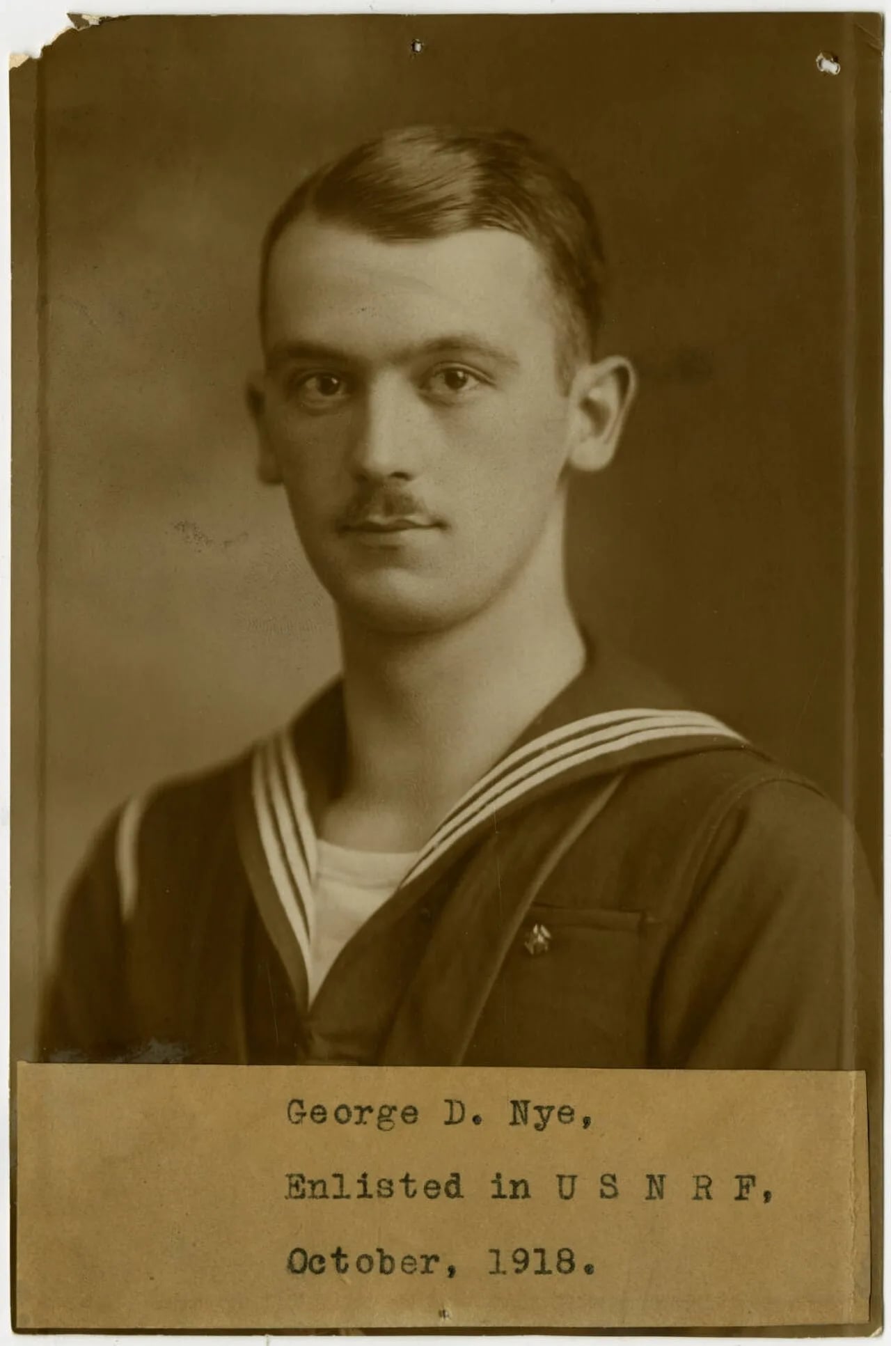 Porträt von George D. Nye (1898–1969) – Gedenkseite