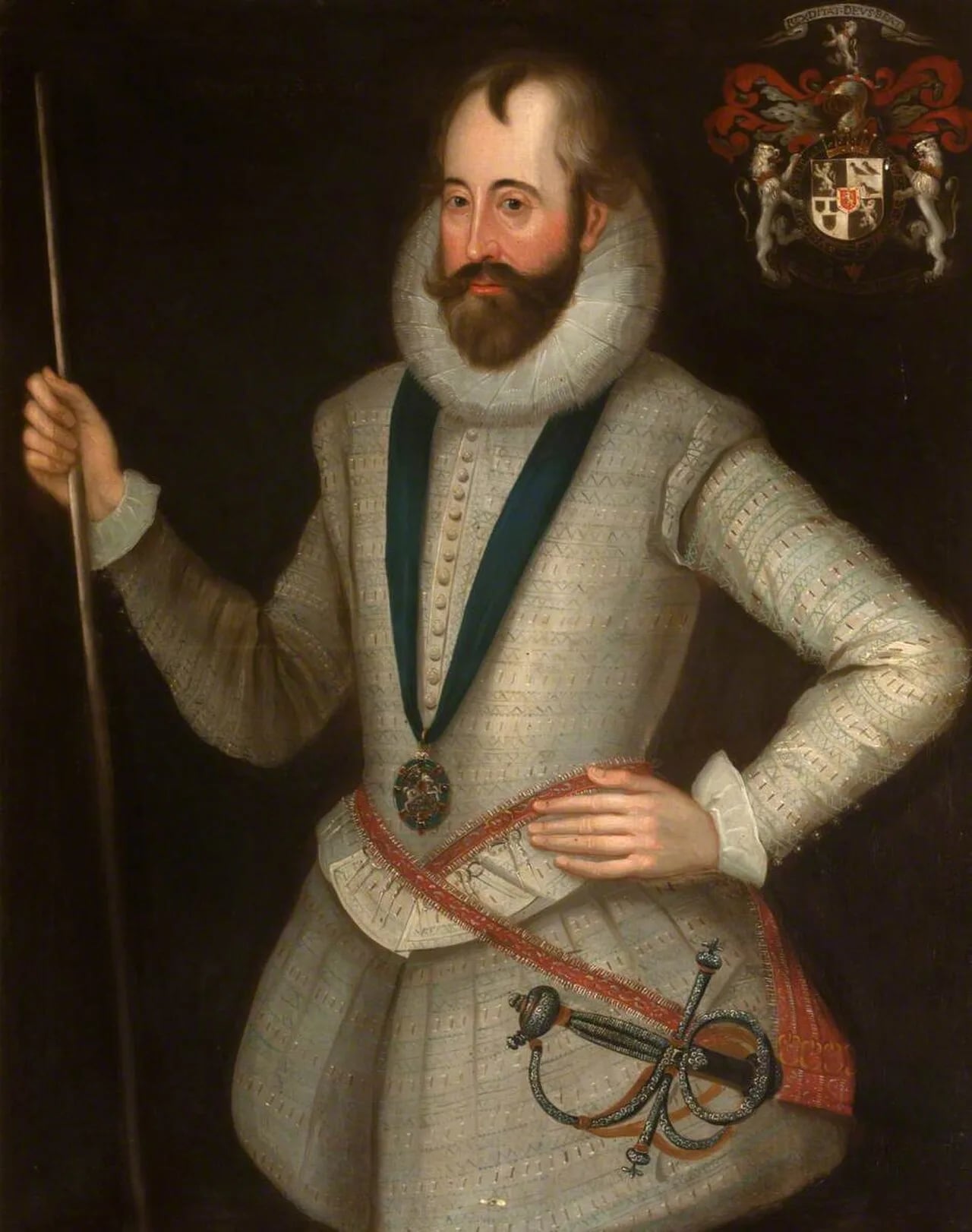 Portrait of George Home, 1st Earl of Dunbar (1550–1610) – memorial page