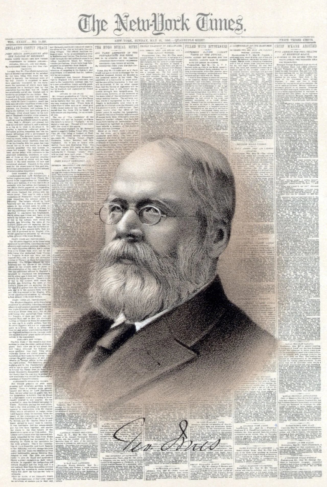 Portrait of George Jones (1811–1891) – memorial page