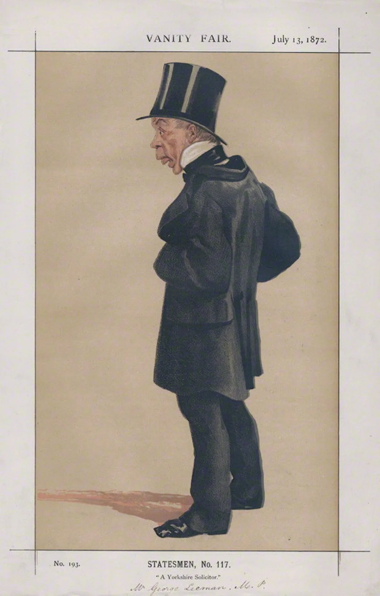 Porträt von George Leeman (1809–1882) – Gedenkseite
