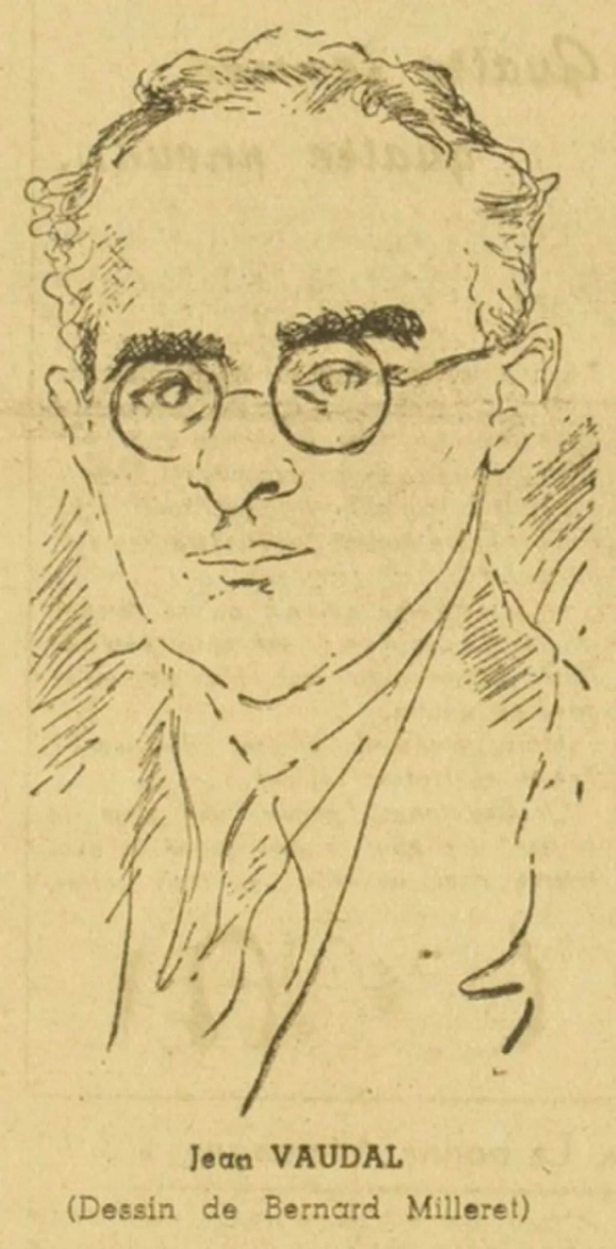 Portrait of Jean Vaudal (1900–1945) – memorial page