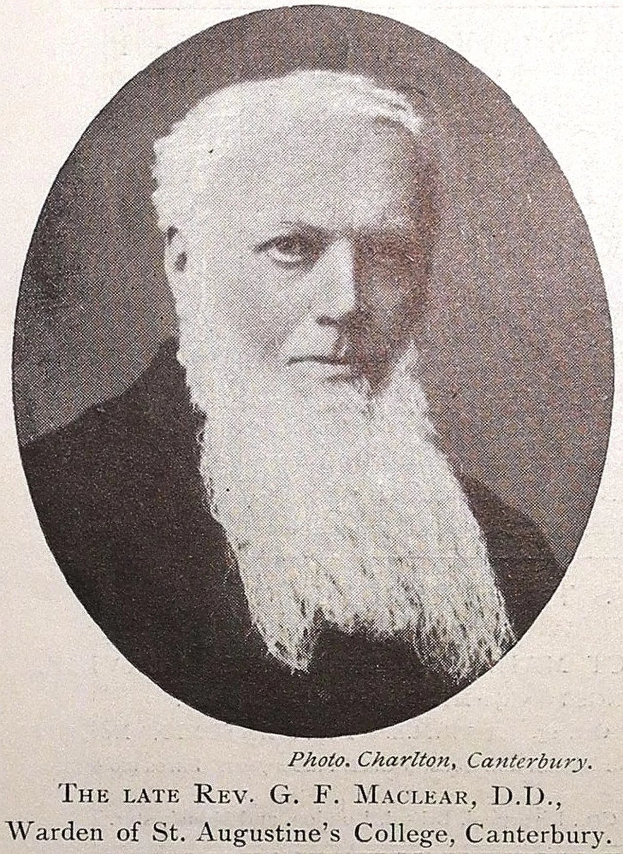 Porträt von George Maclear (1833–1902) – Gedenkseite