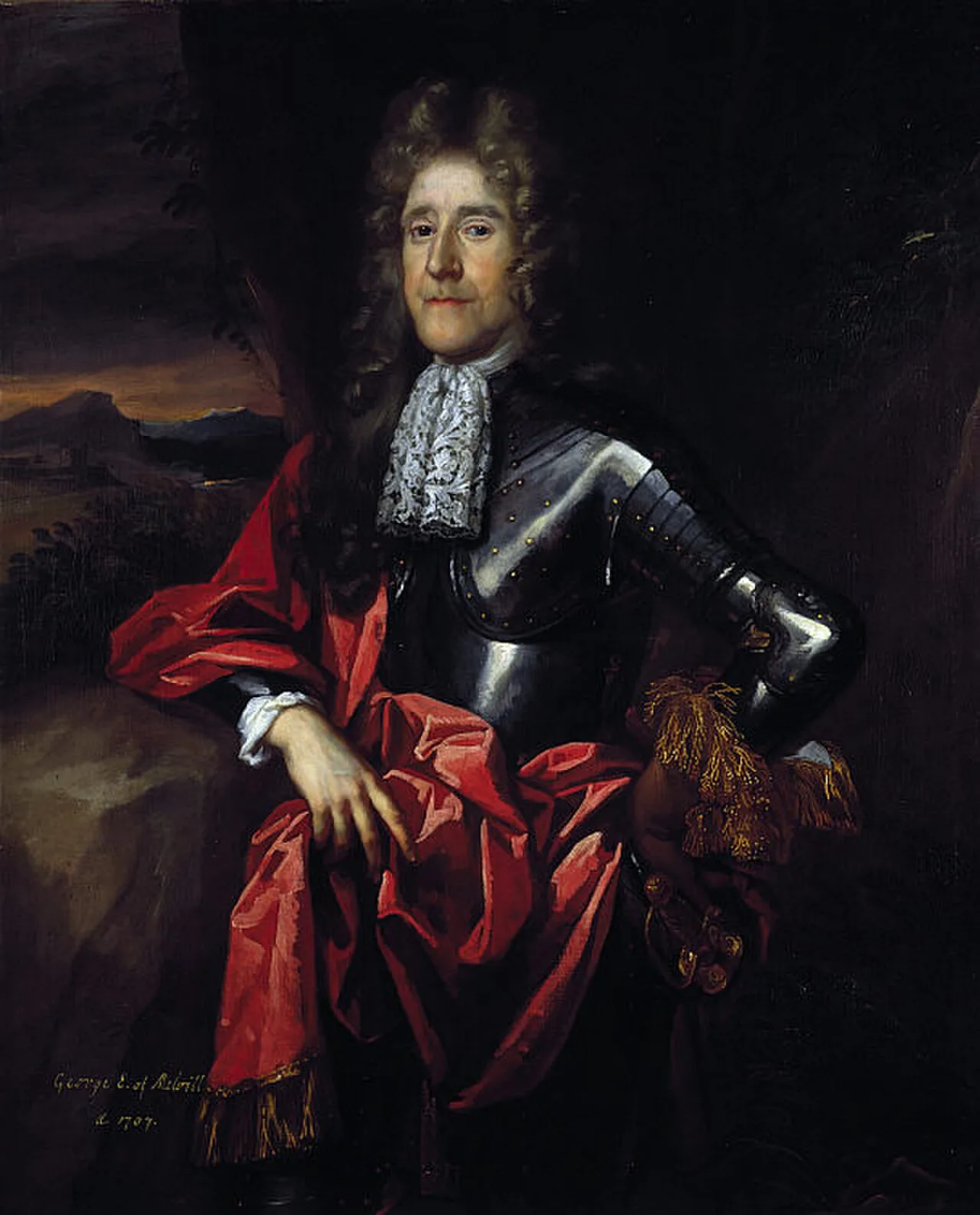 Porträt von George Melville (1636–1707) – Gedenkseite