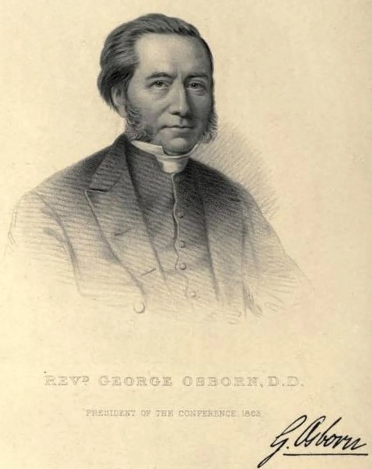 Porträt von George Osborn (1808–1891) – Gedenkseite