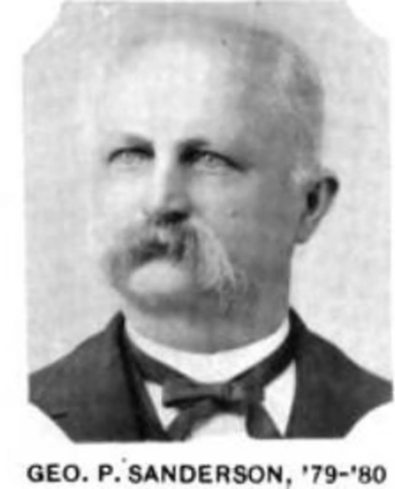 Porträt von George Plaisted Sanderson (1836–1915) – Gedenkseite