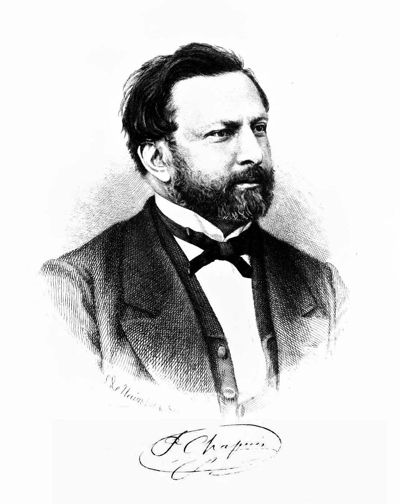Portrait of Félicien Chapuis (1824–1879) – memorial page