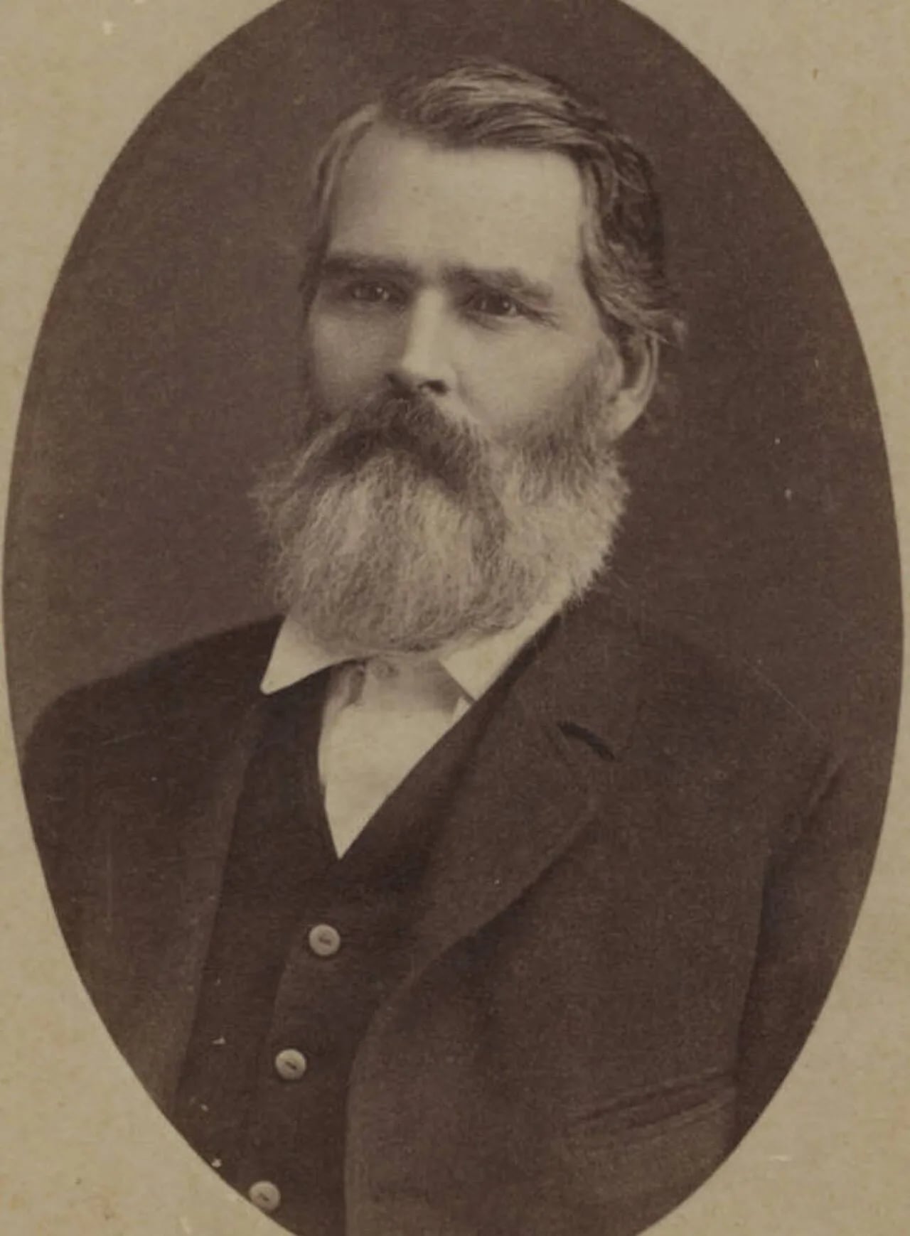Porträt von George R. Reeves (1826–1882) – Gedenkseite