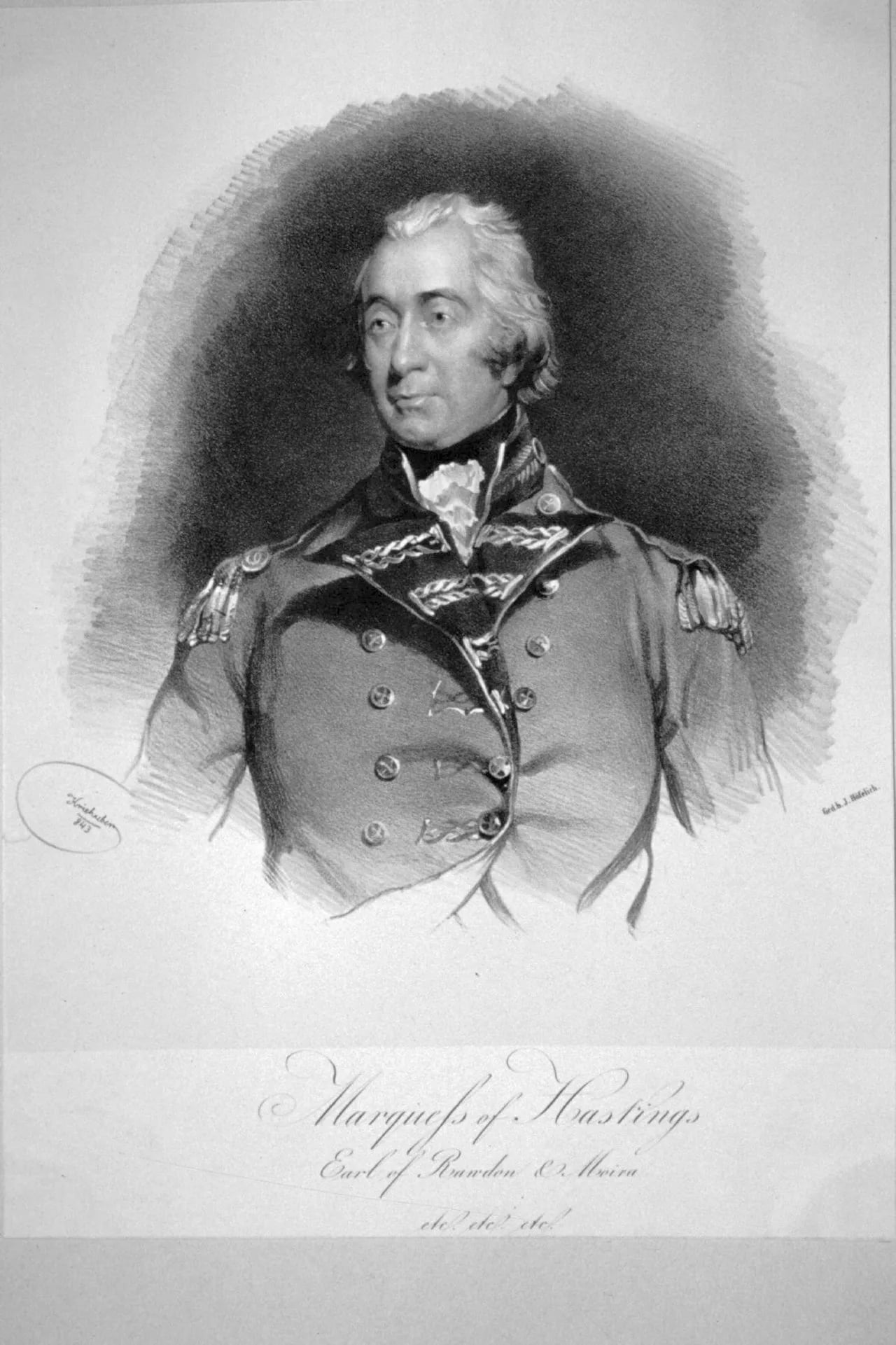 Porträt von George Rawdon-Hastings, 2nd Marquess of Hastings (1808–1844) – Gedenkseite