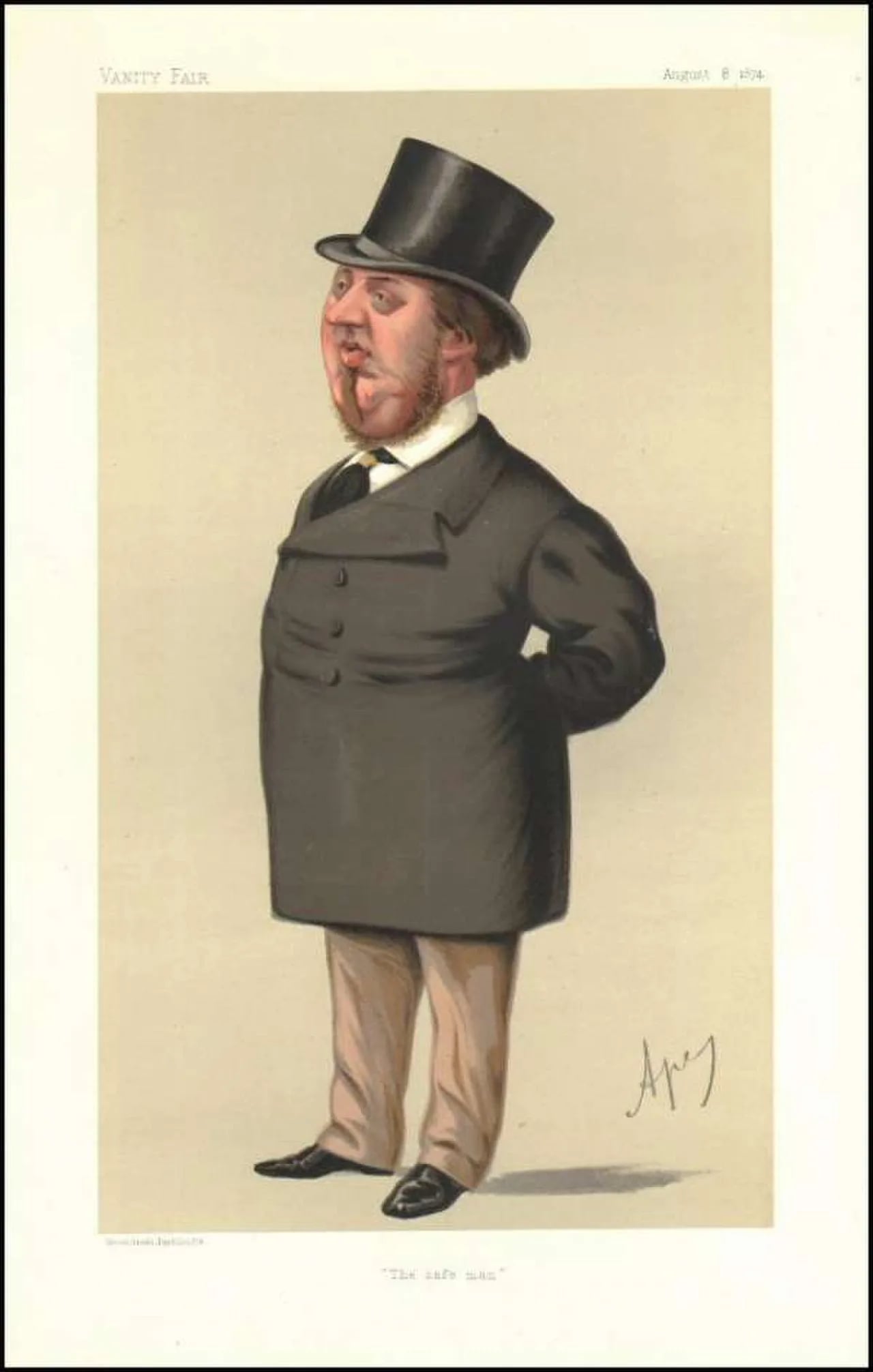 Porträt von George Sclater-Booth, 1st Baron Basing (1826–1894) – Gedenkseite
