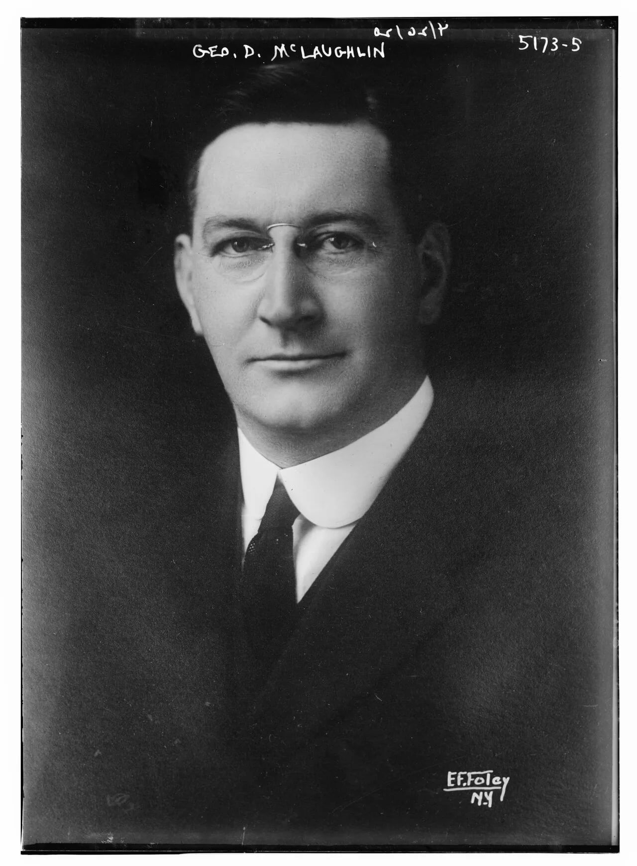Portrait of George Vincent McLaughlin (1887–1967) – memorial page