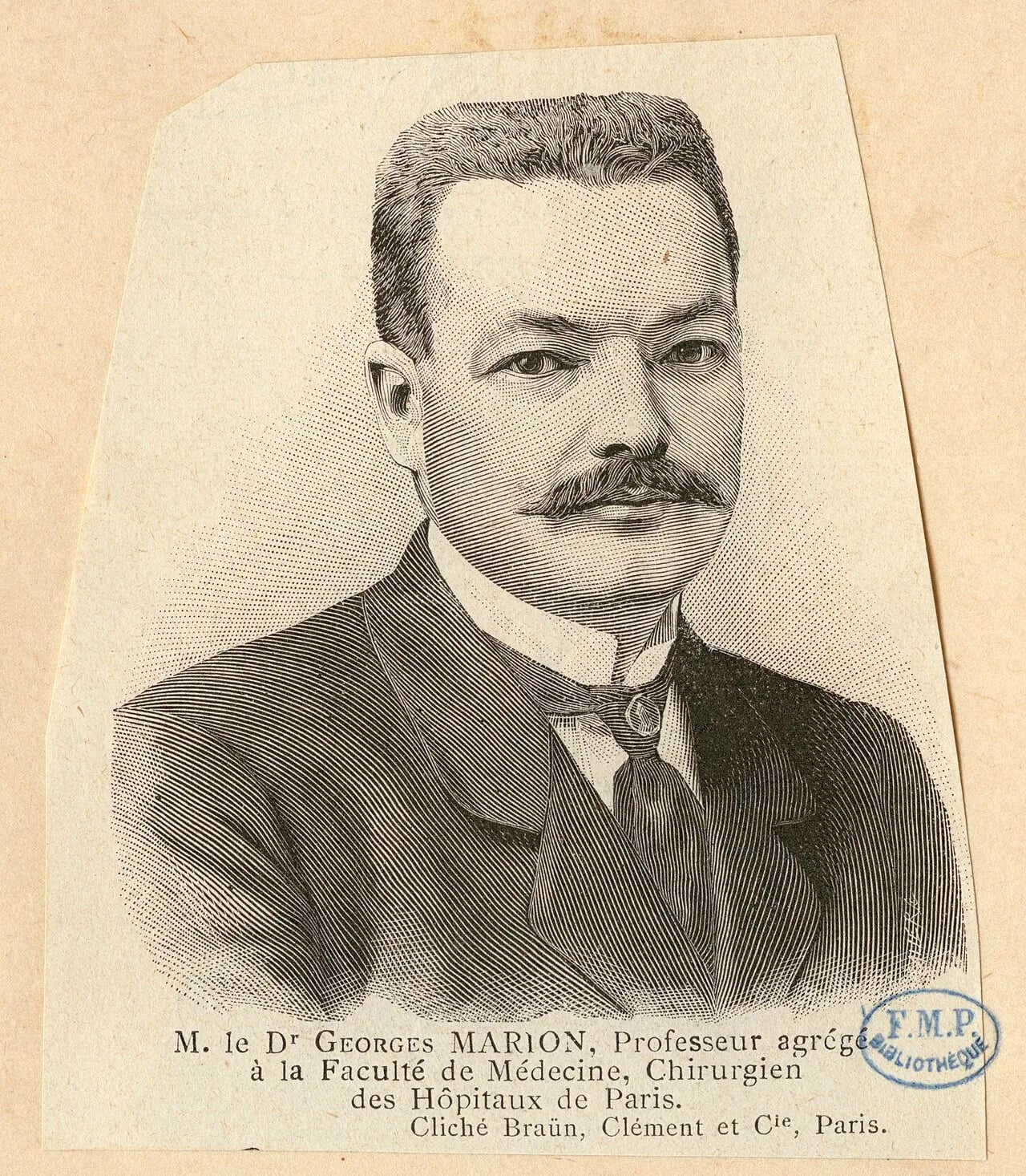 Porträt von Georges Marion (1869–1960) – Gedenkseite