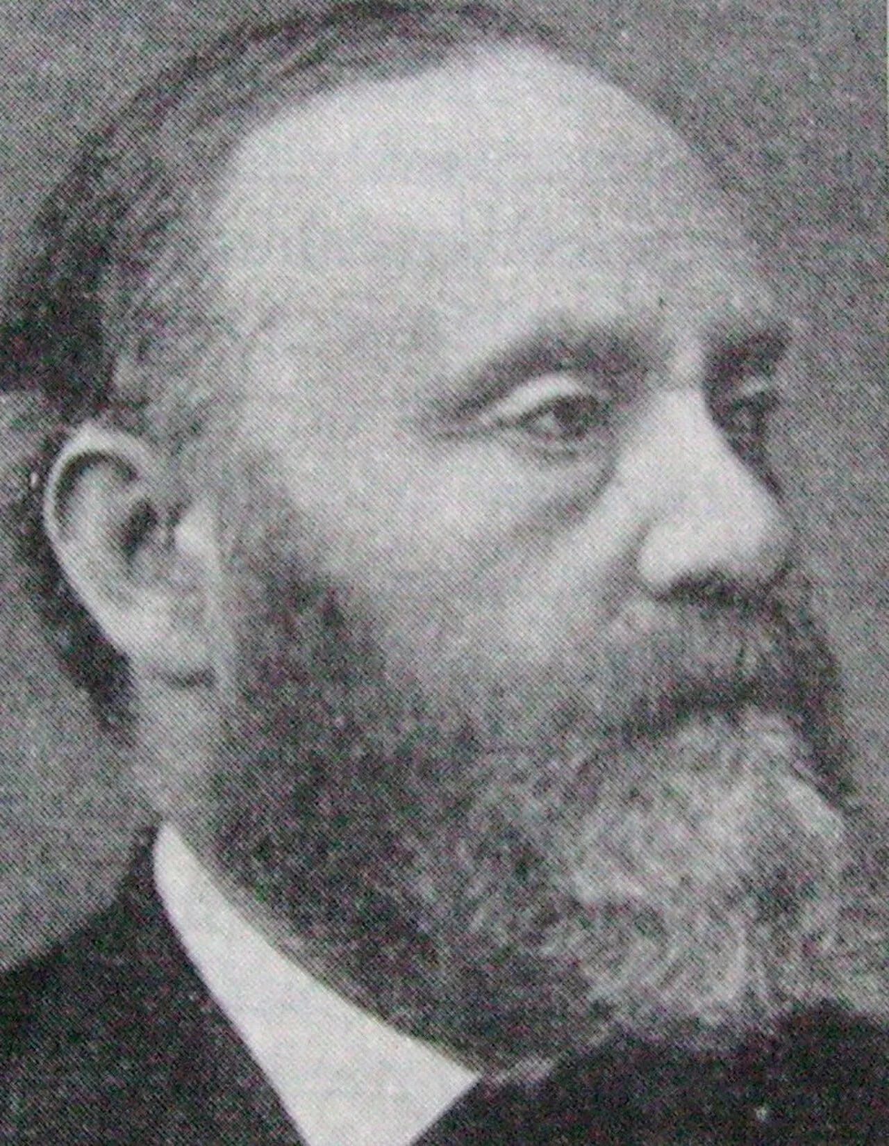 Porträt von August Almén (1833–1903) – Gedenkseite