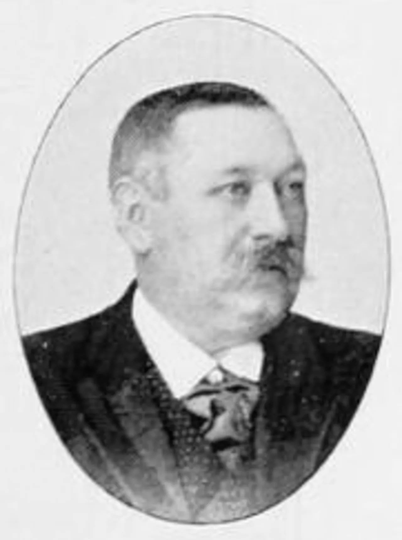 Porträt von Johan Amilon (1852–1907) – Gedenkseite