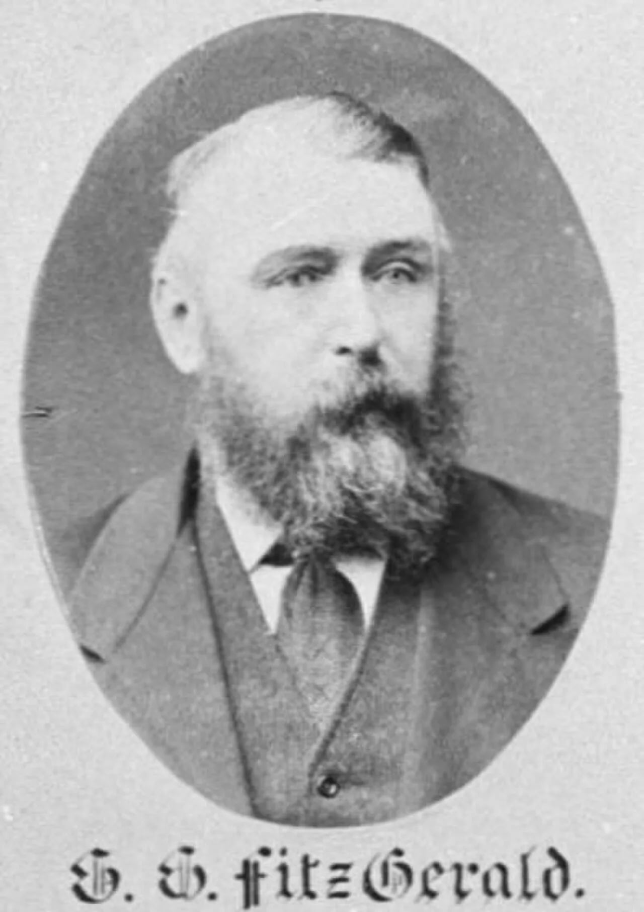 Porträt von Gerald George Fitzgerald (1834–1904) – Gedenkseite