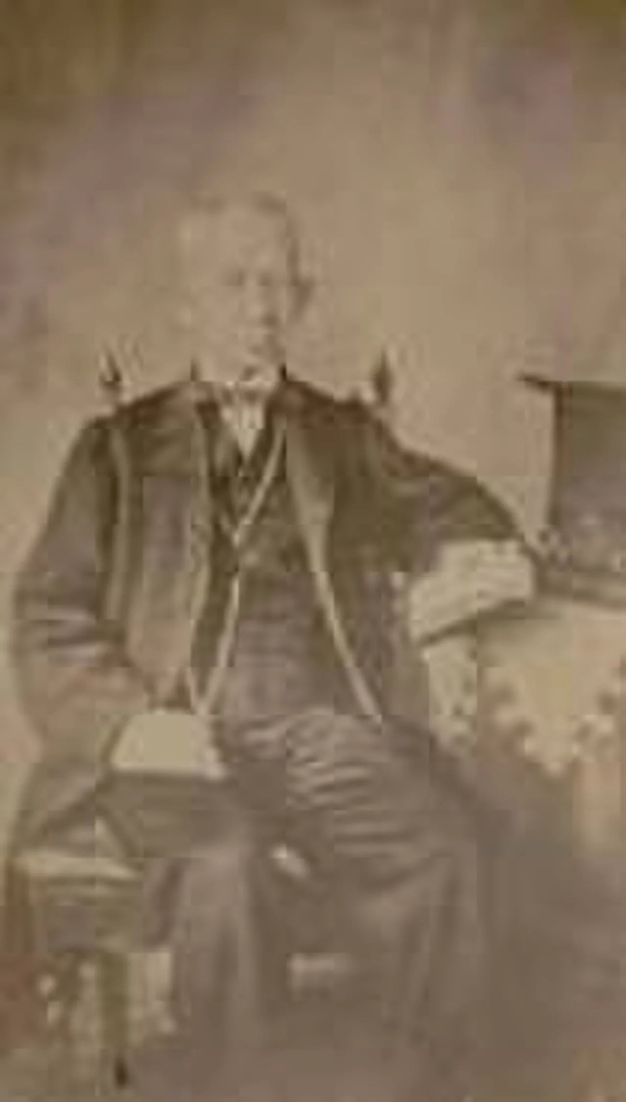 Porträt von José María Tenorio Herrera (1787–1867) – Gedenkseite