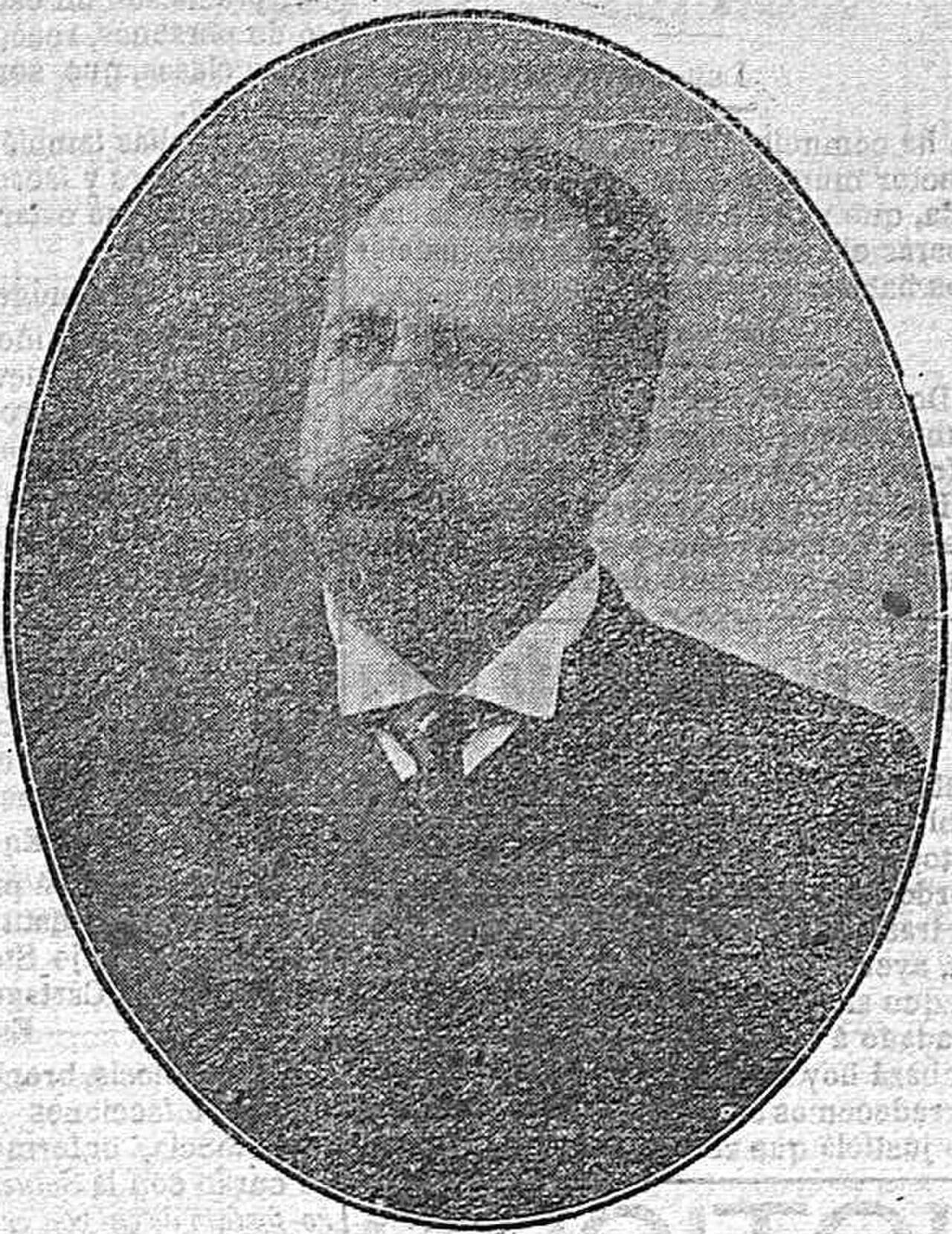 Porträt von Antonio Ledesma Hernández (1856–1937) – Gedenkseite