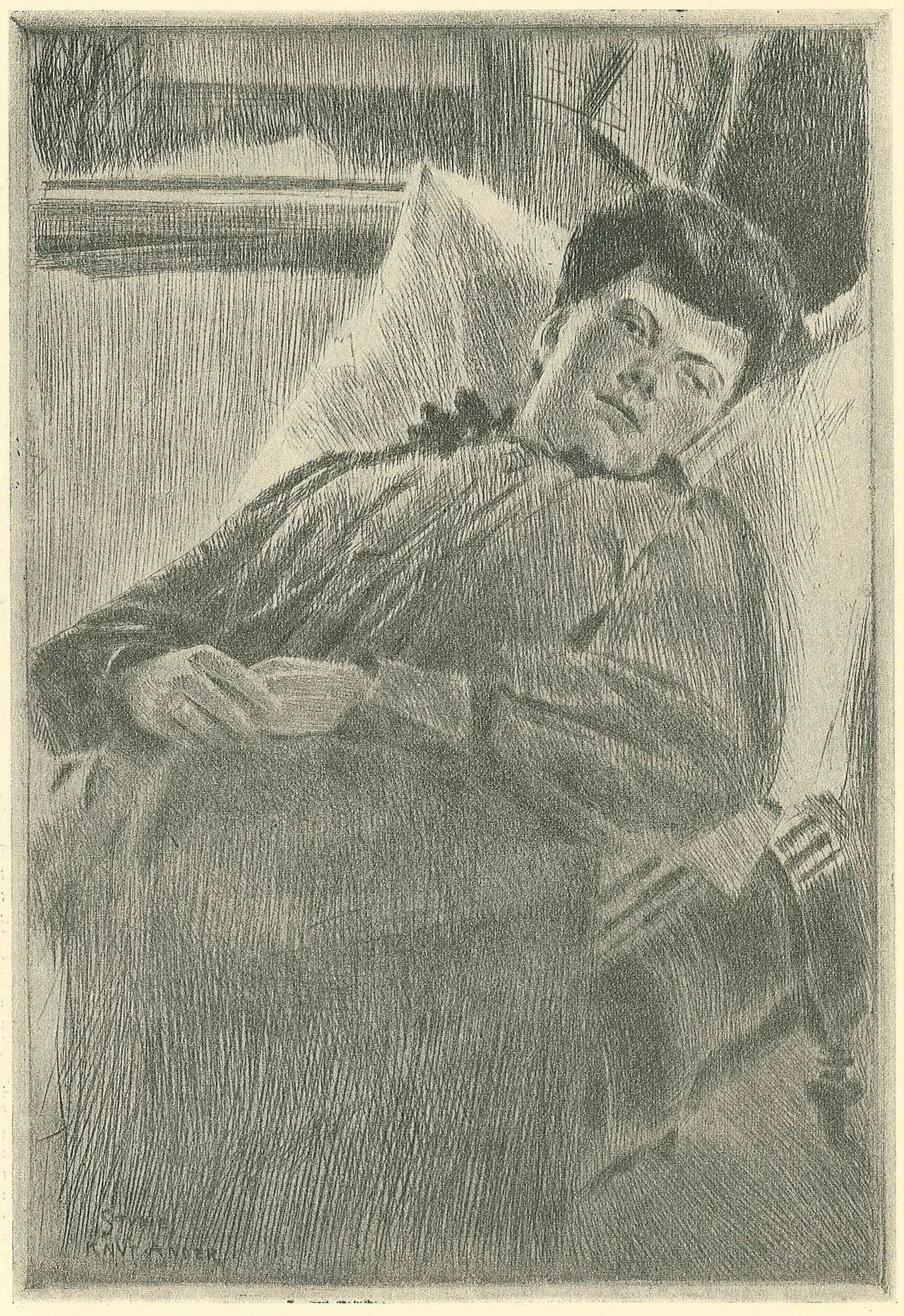 Porträt von Knut Ander (1873–1908) – Gedenkseite