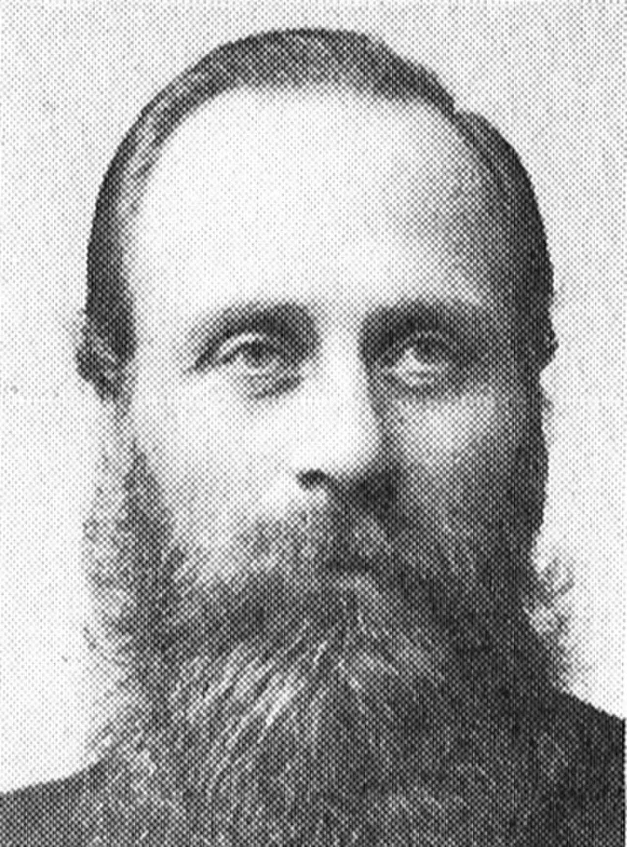 Porträt von Erik Andersson i Uppsala (1837–1906) – Gedenkseite