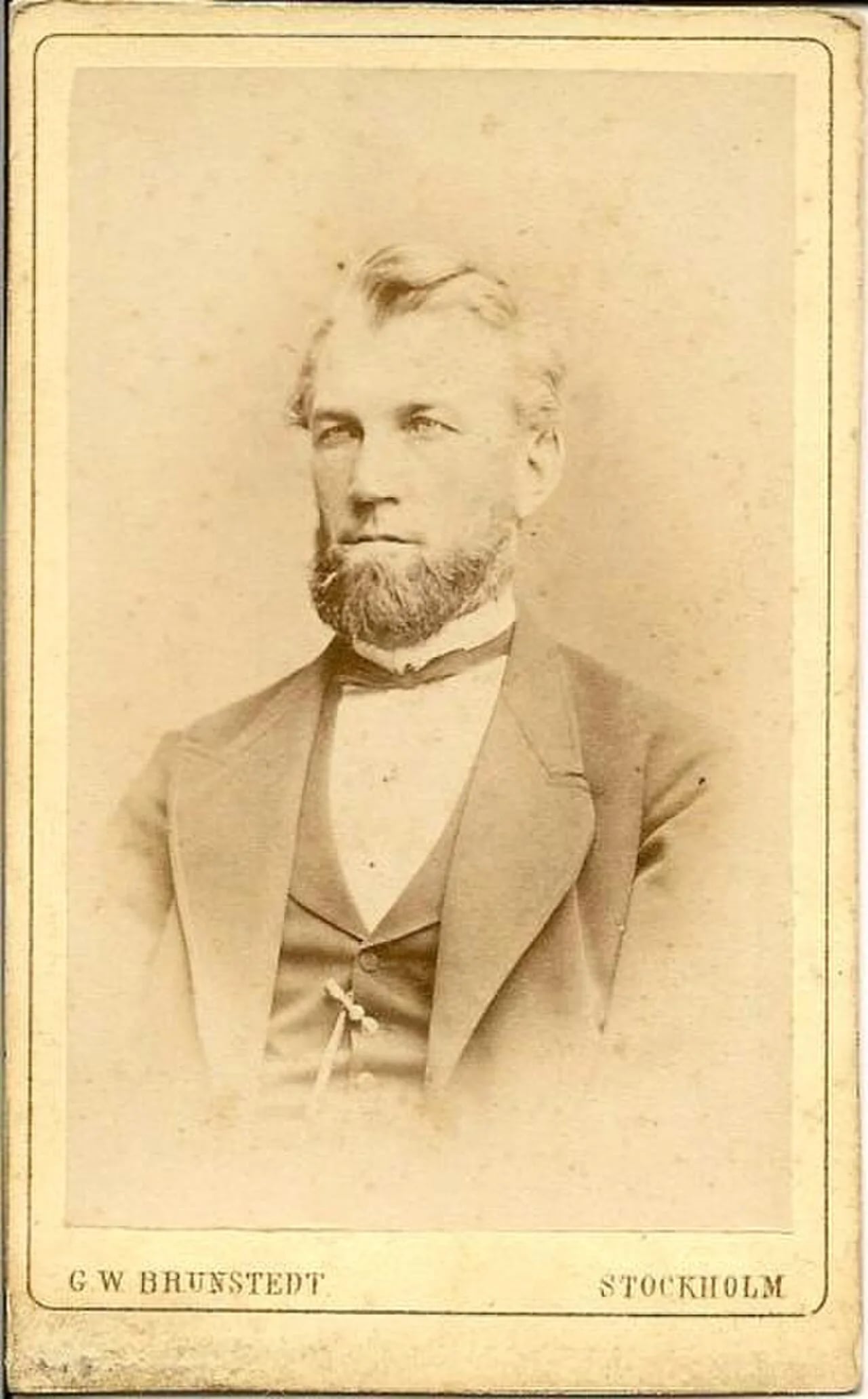 Porträt von Johannes Andersson i Knarrevik (1821–1898) – Gedenkseite