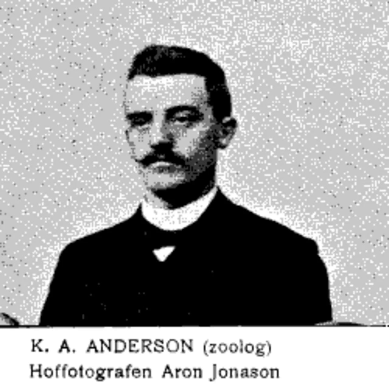 Porträt von Karl Andersson (1875–1968) – Gedenkseite