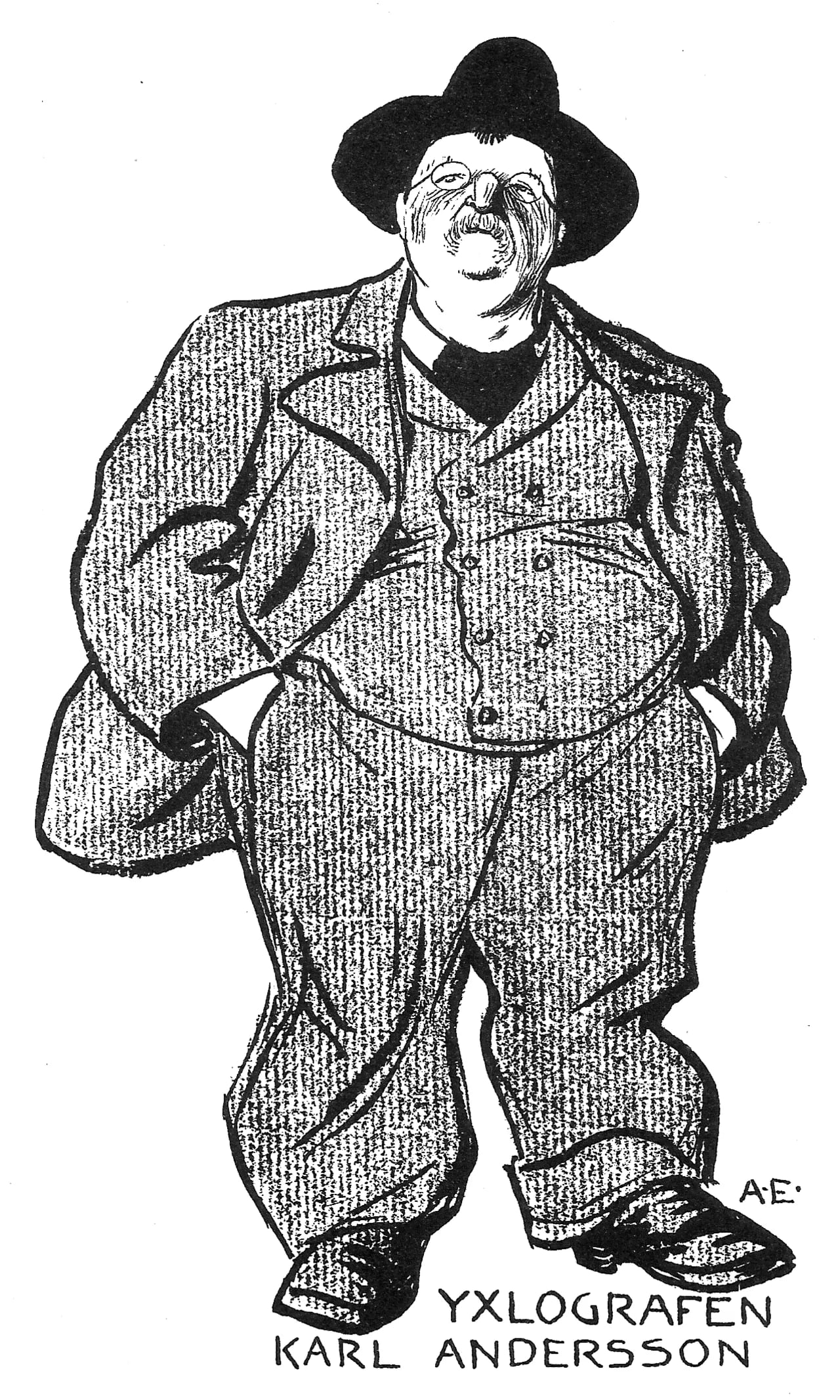 Portrait of Karl Johan Andersson (1853–1942) – memorial page