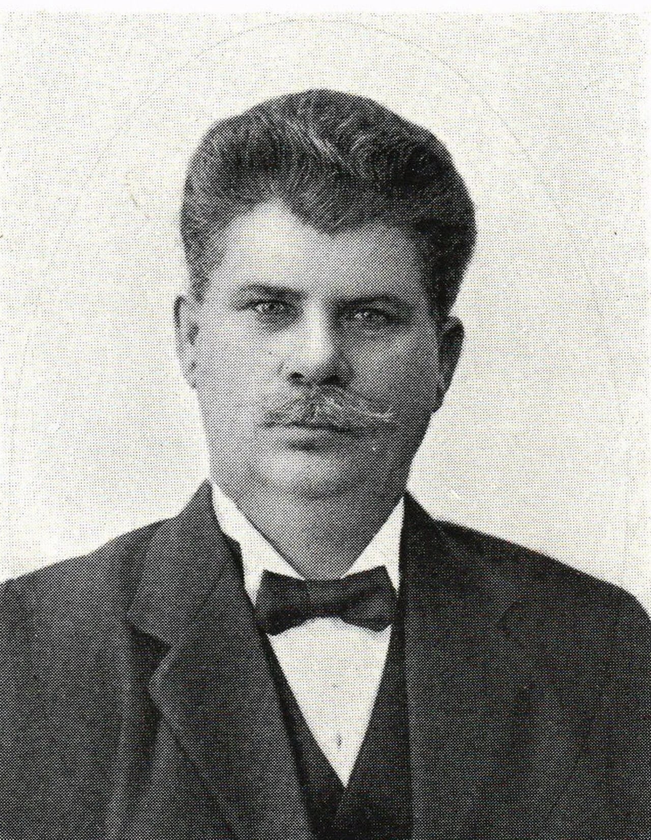 Porträt von Olof Andersson i Höör (1875–1938) – Gedenkseite