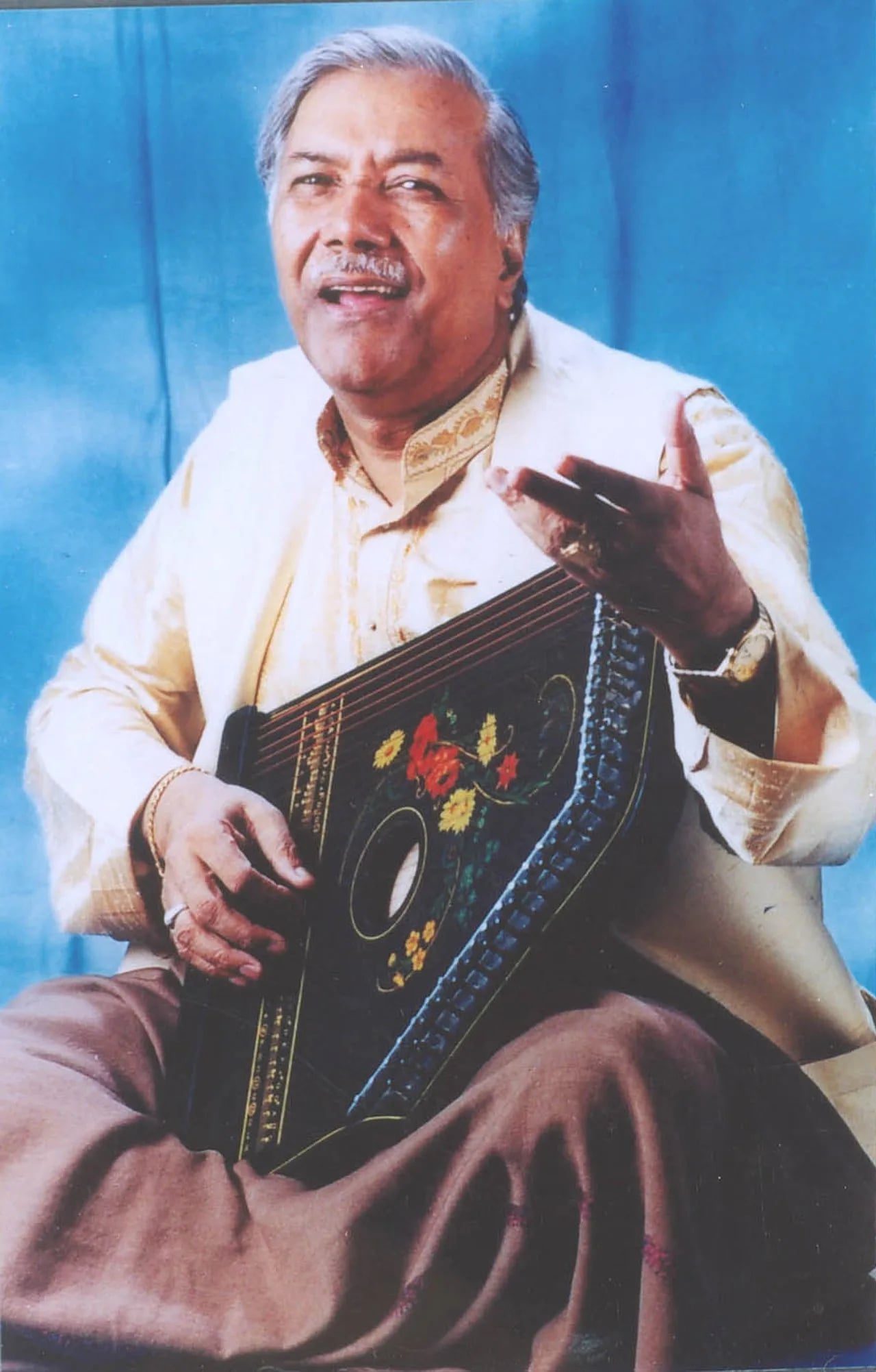 Portrait of Ghulam Mustafa Khan (1931–2021) – memorial page