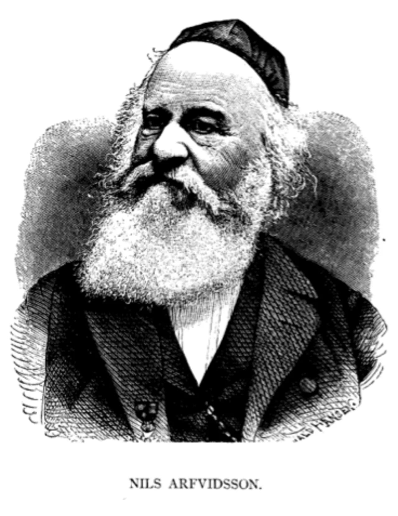 Porträt von Nils Arfwidsson (1802–1880) – Gedenkseite