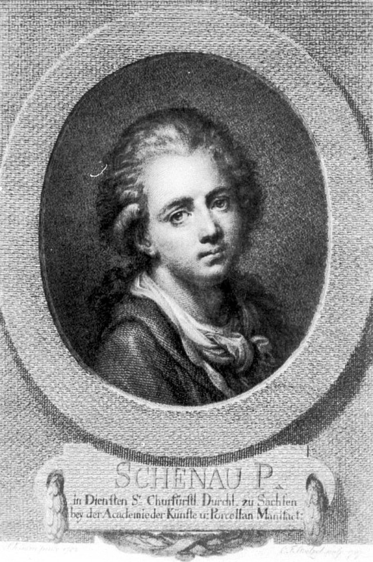 Porträt von Johann Eleazar Zeissig (1737–1806) – Gedenkseite