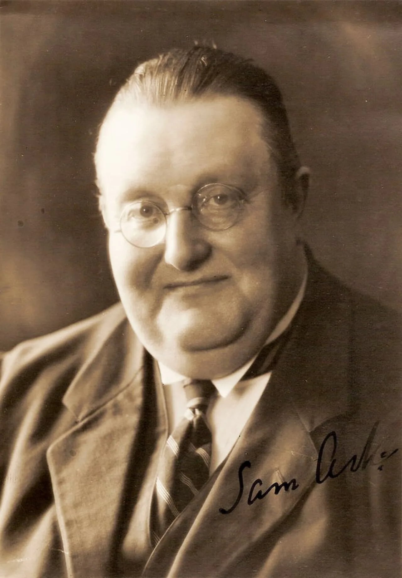 Porträt von Sam Ask (1878–1937) – Gedenkseite