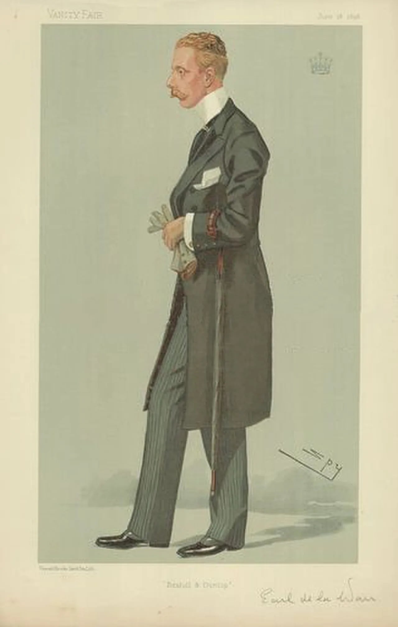Portrait of Gilbert Sackville, 8th Earl De La Warr (1869–1915) – memorial page