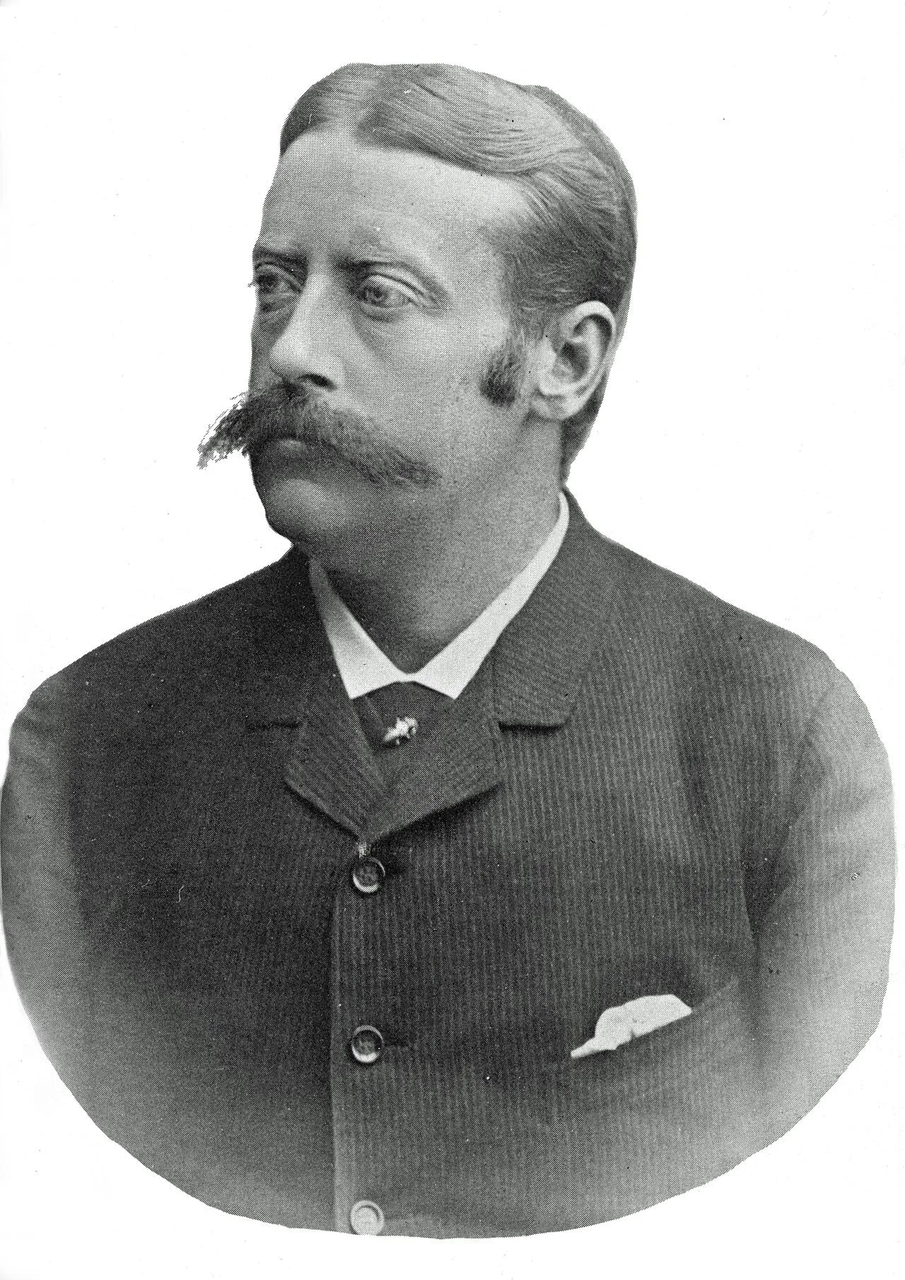 Porträt von Johan Severin Axell (1843–1892) – Gedenkseite
