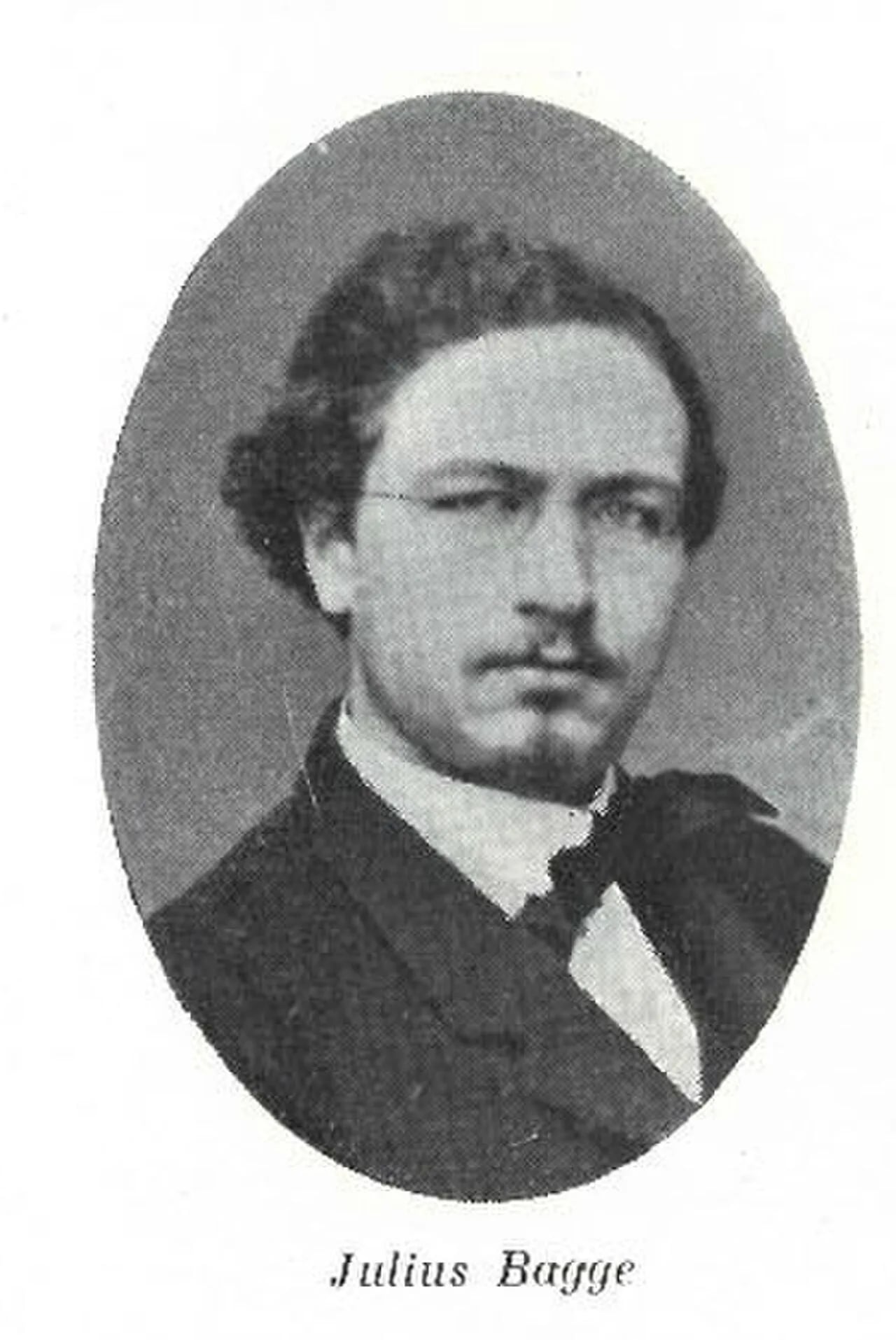 Portrait of Julius Bagge (1844–1890) – memorial page