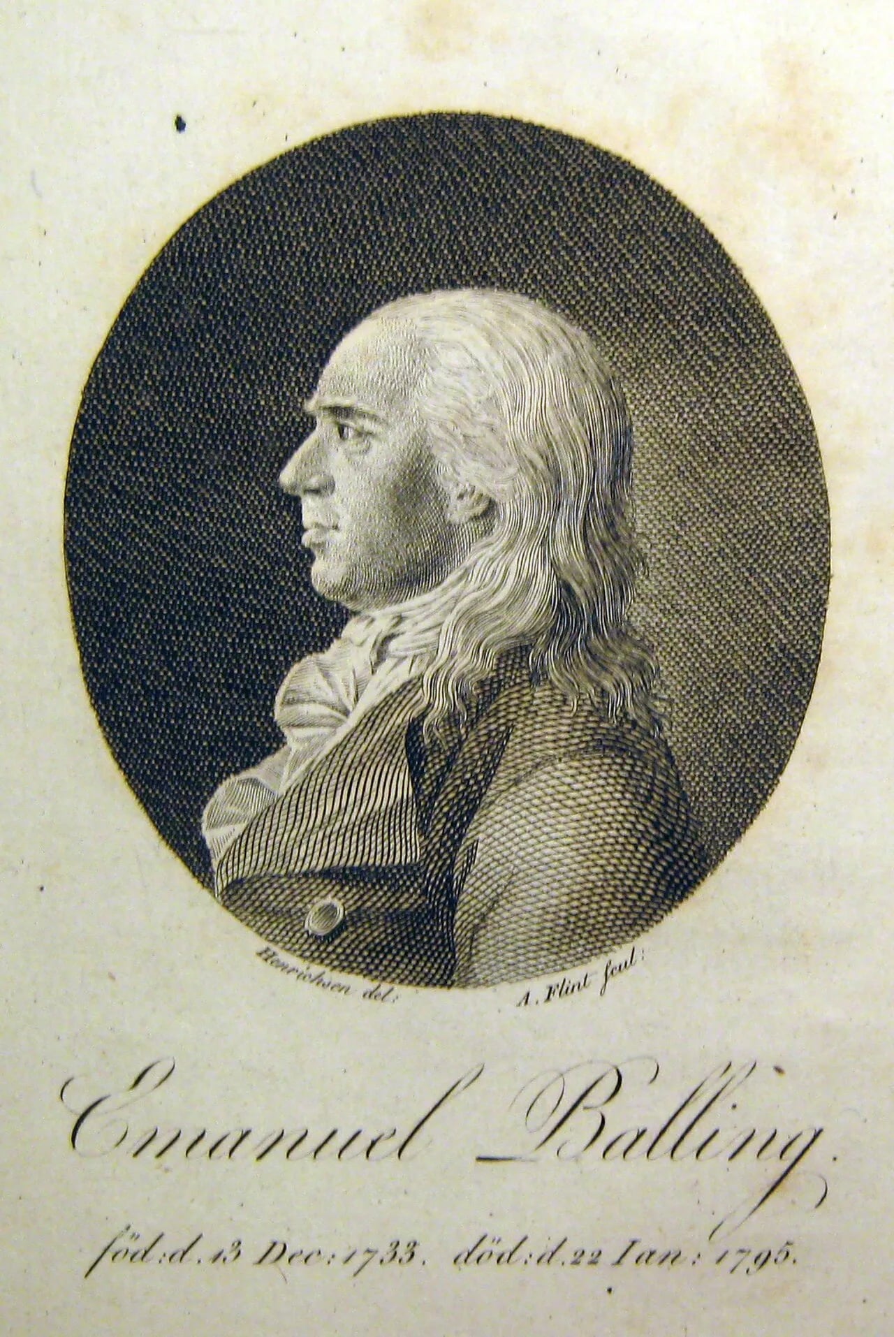 Portrait of Emanuel Balling (1733–1795) – memorial page