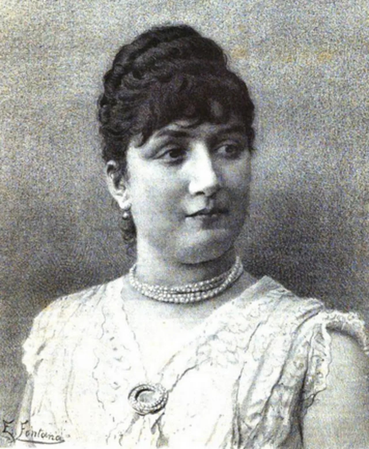 Porträt von Giulia Novelli (1859–1932) – Gedenkseite