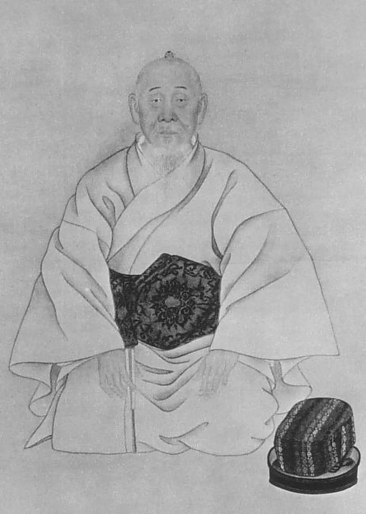 Porträt von Giwan Chōho (1823–1876) – Gedenkseite