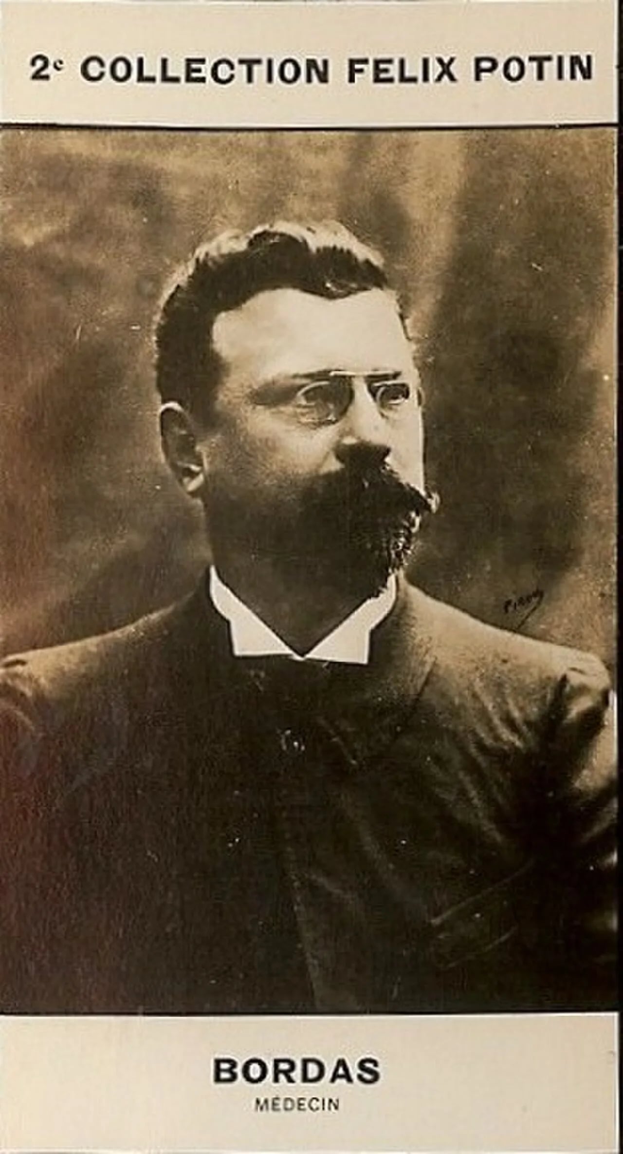 Porträt von Frédéric Bordas (1860–1936) – Gedenkseite