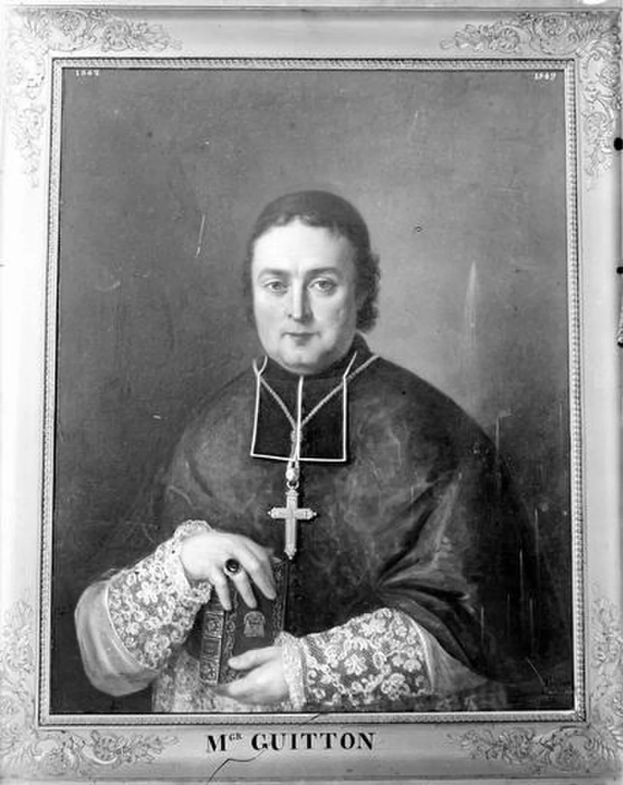 Porträt von Joseph André Guitton (1797–1849) – Gedenkseite