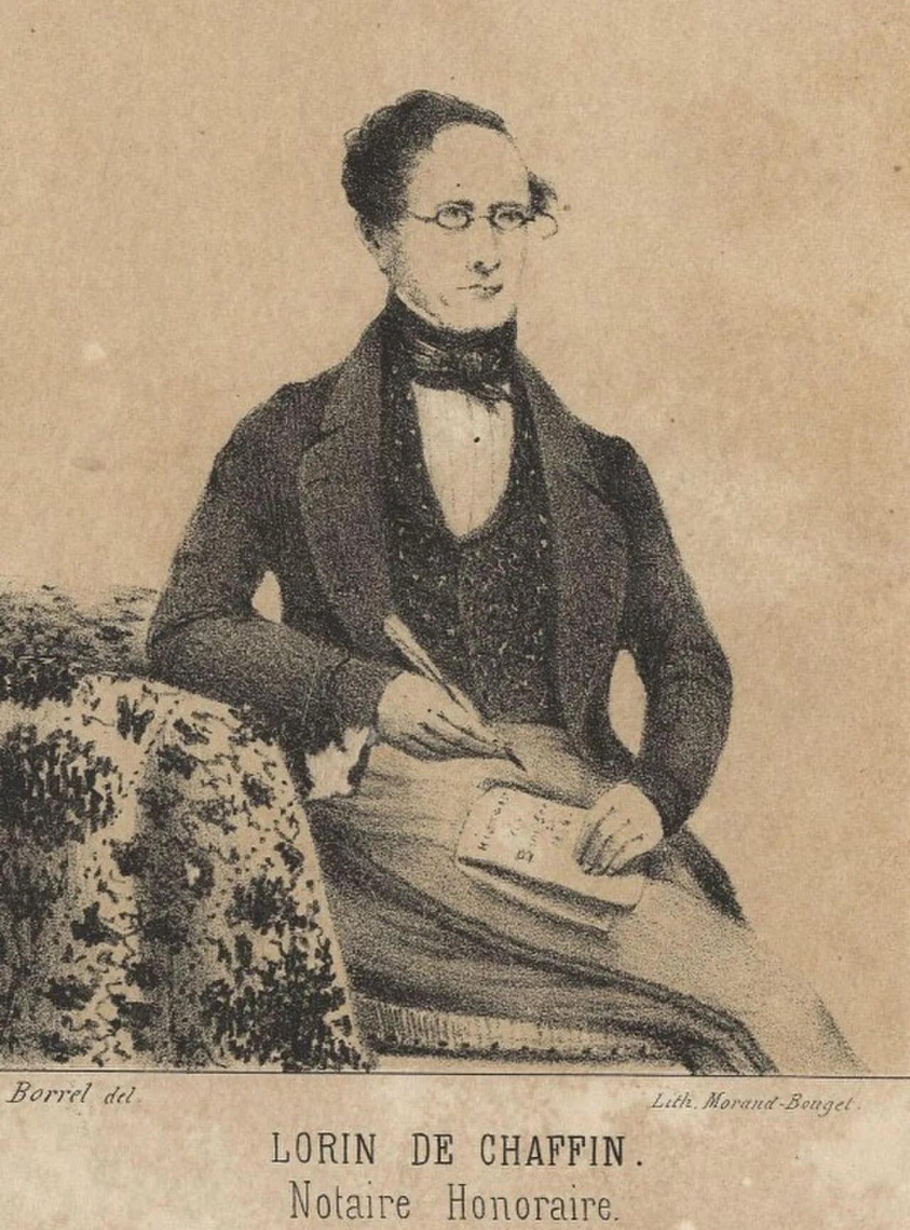 Portrait of Jules Lorin de Chaffin (1795–1877) – memorial page