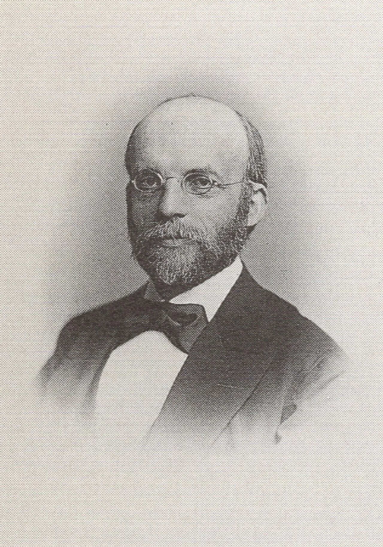 Porträt von Ludwig Wilhelm Thomé (1841–1910) – Gedenkseite