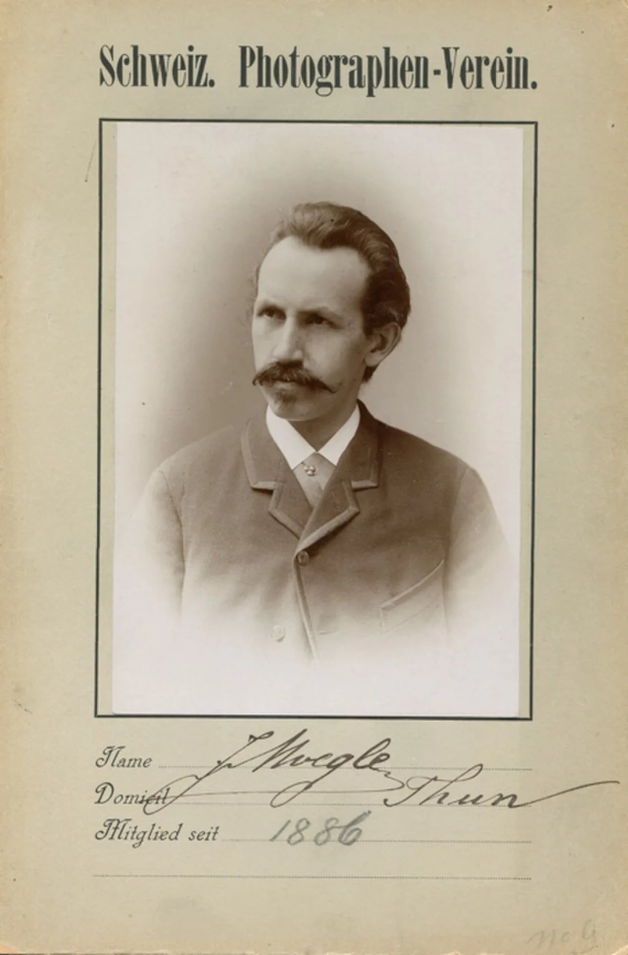 Porträt von Jean Moeglé (1853–1938) – Gedenkseite