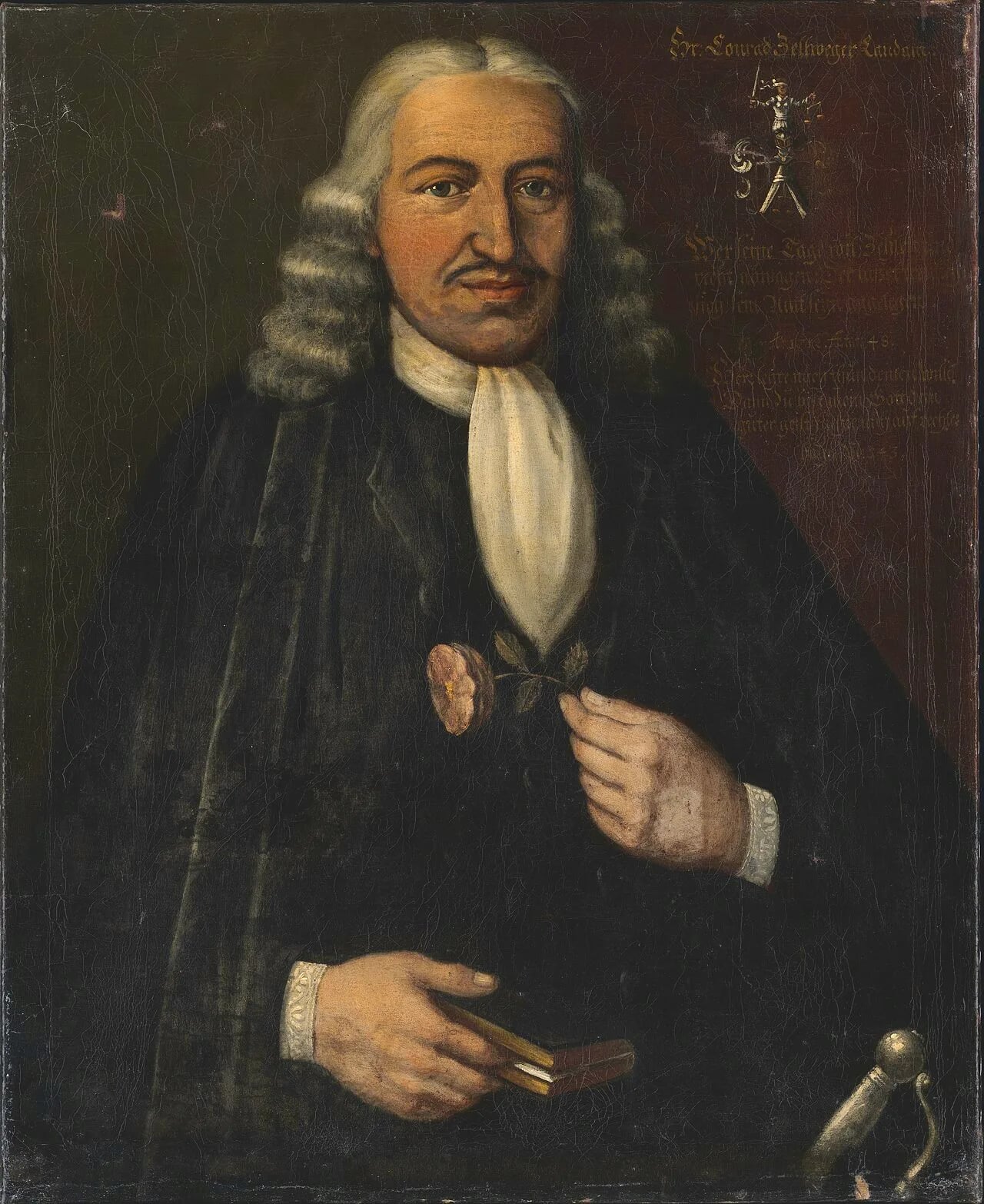 Porträt von Conrad Zellweger (1664–1741) – Gedenkseite