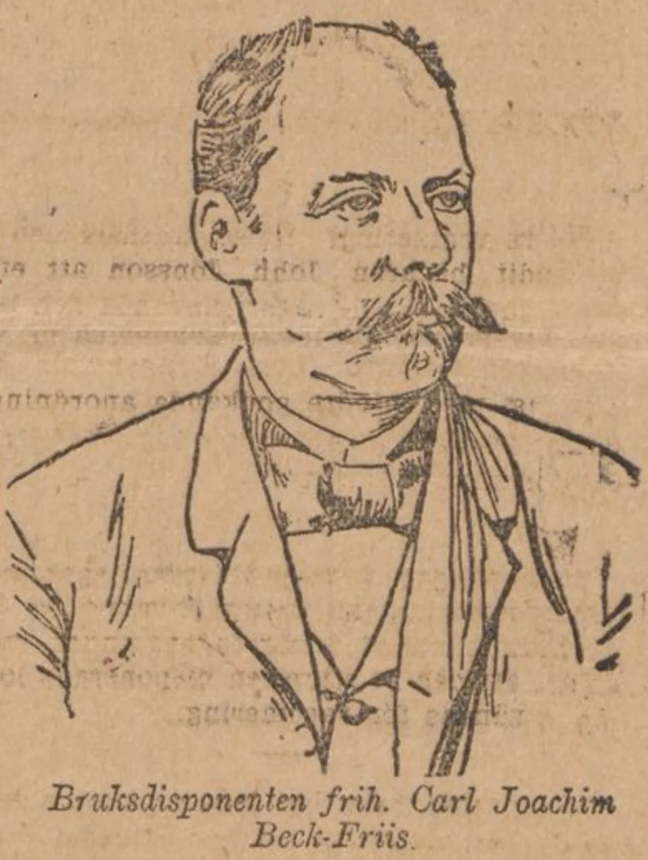 Portrait of Joachim Beck-Friis (1856–1927) – memorial page