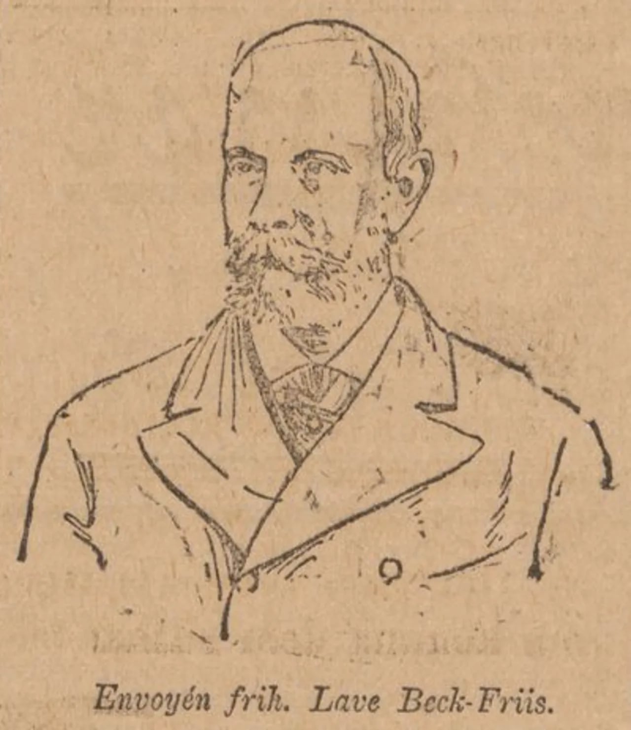 Porträt von Lave Beck-Friis (1857–1931) – Gedenkseite