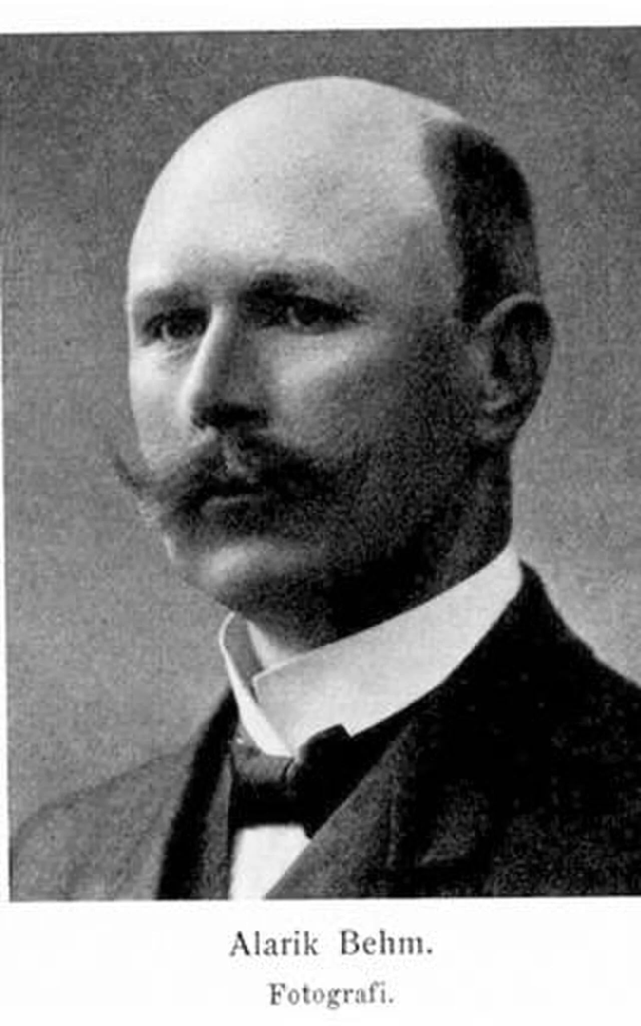 Porträt von Alarik Behm (1871–1944) – Gedenkseite