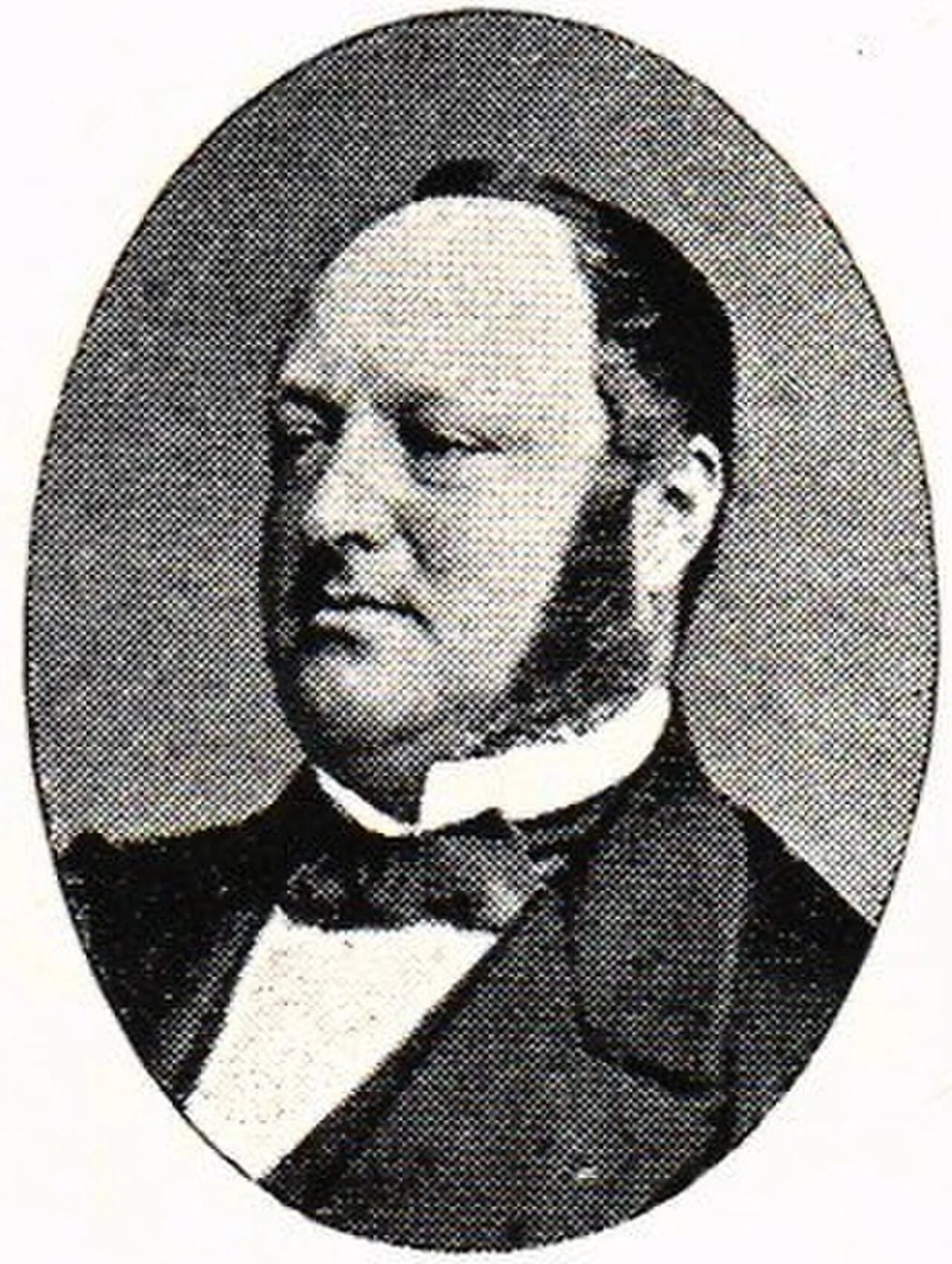 Porträt von Bernhard Benedicks (1816–1869) – Gedenkseite